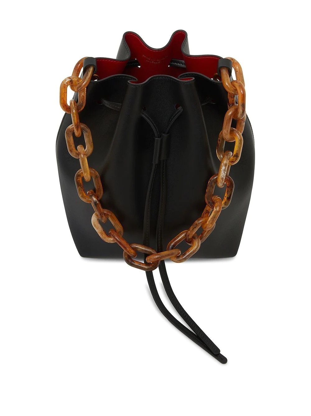 Twist chain-strap bucket bag - 3