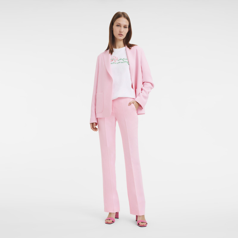 Longchamp Jacket Pale Pink - Crepe outlook