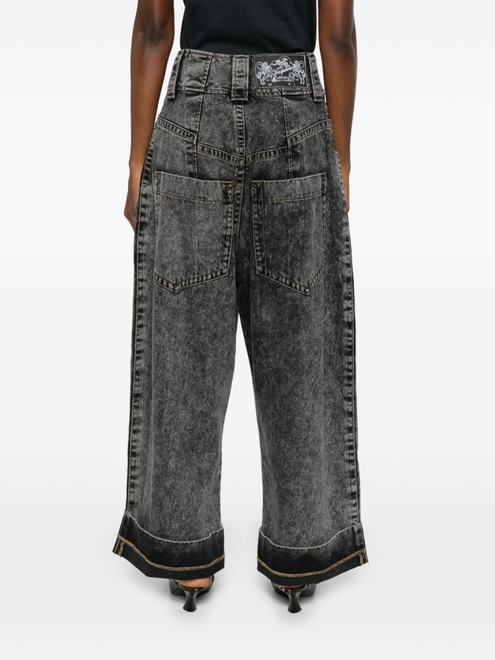 wide-leg jeans - 4