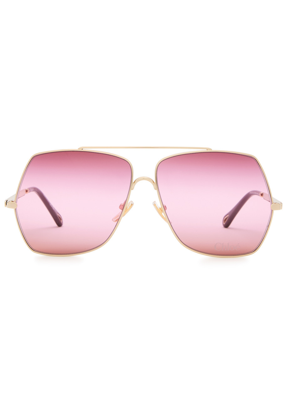 Chloe Aviator-style Sunglasses - 2