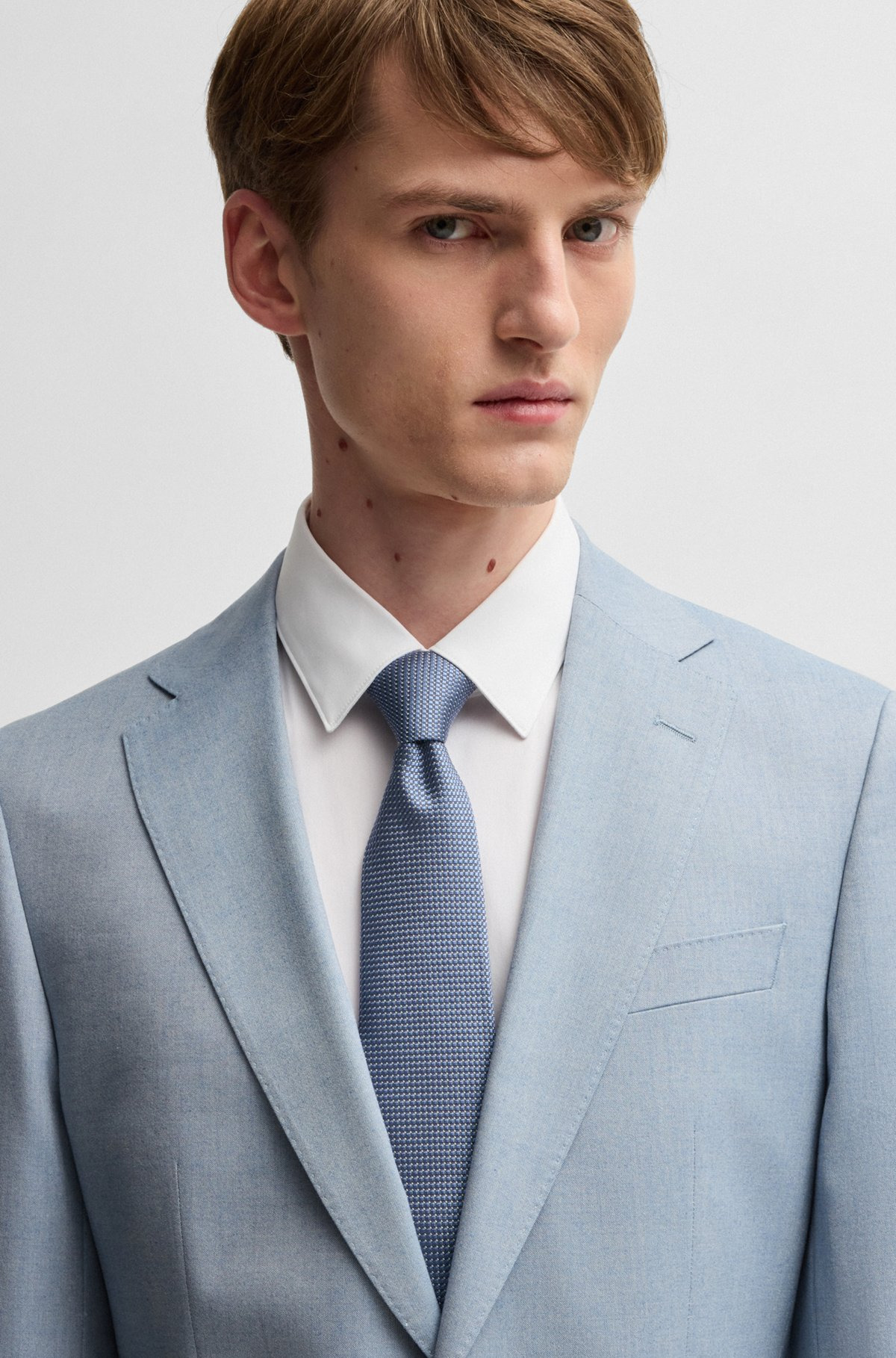 SILK-BLEND TIE WITH JACQUARD PATTERN - 2