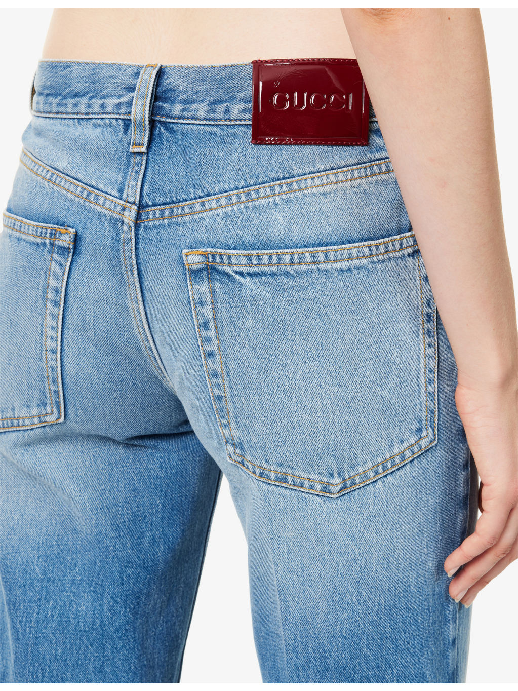 Ballerina Straight-Leg Denim Jeans - 6