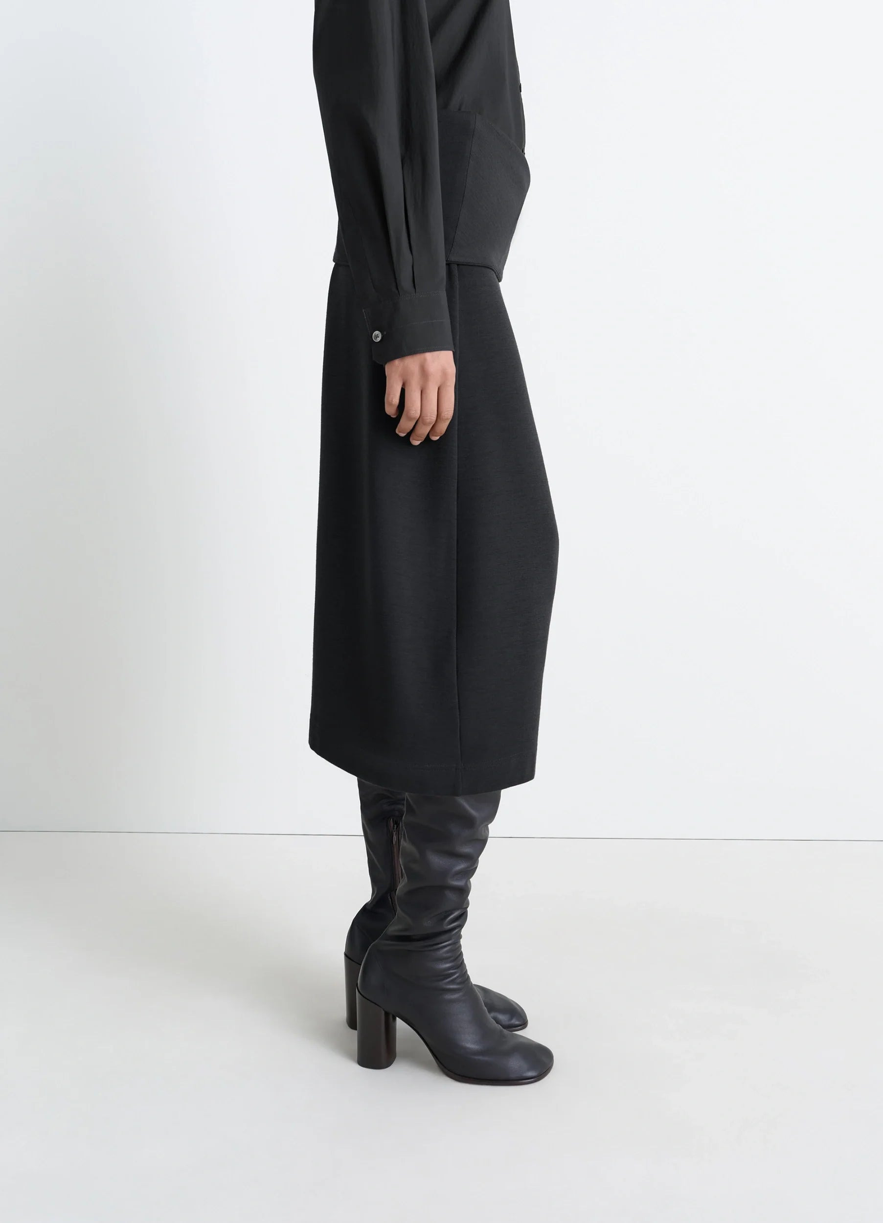 TWISTED HEM SKIRT - 6