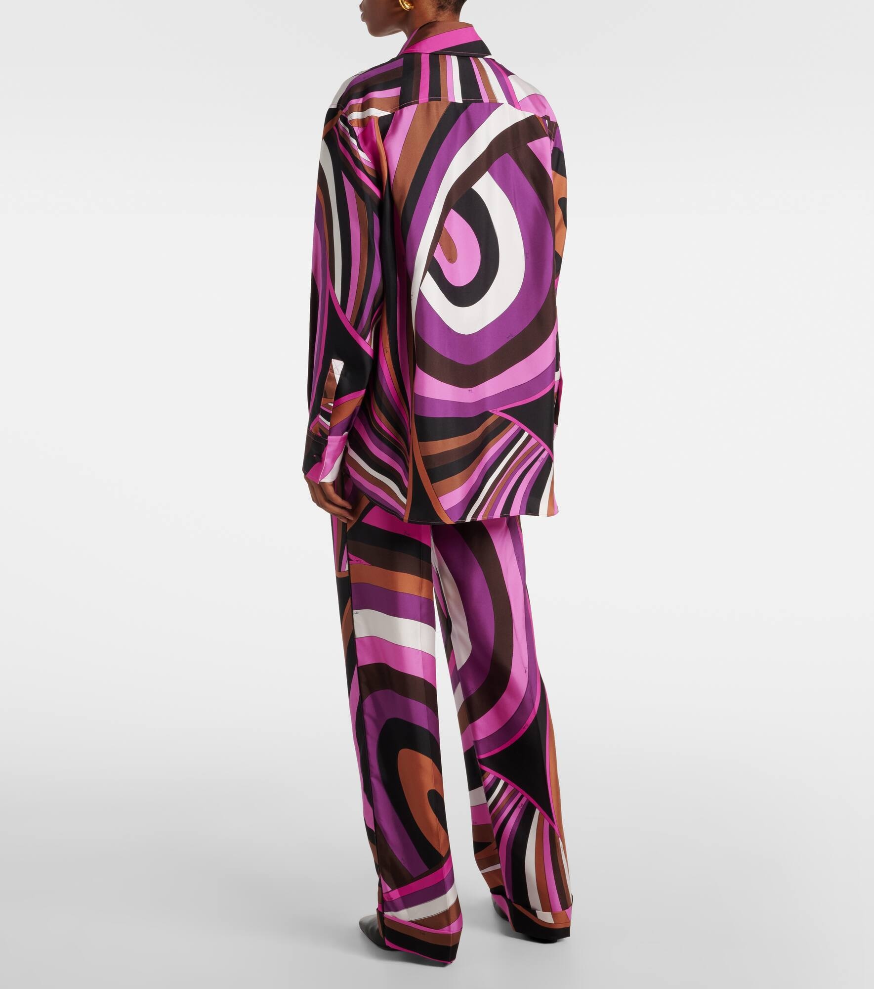 Iride silk twill shirt - 3