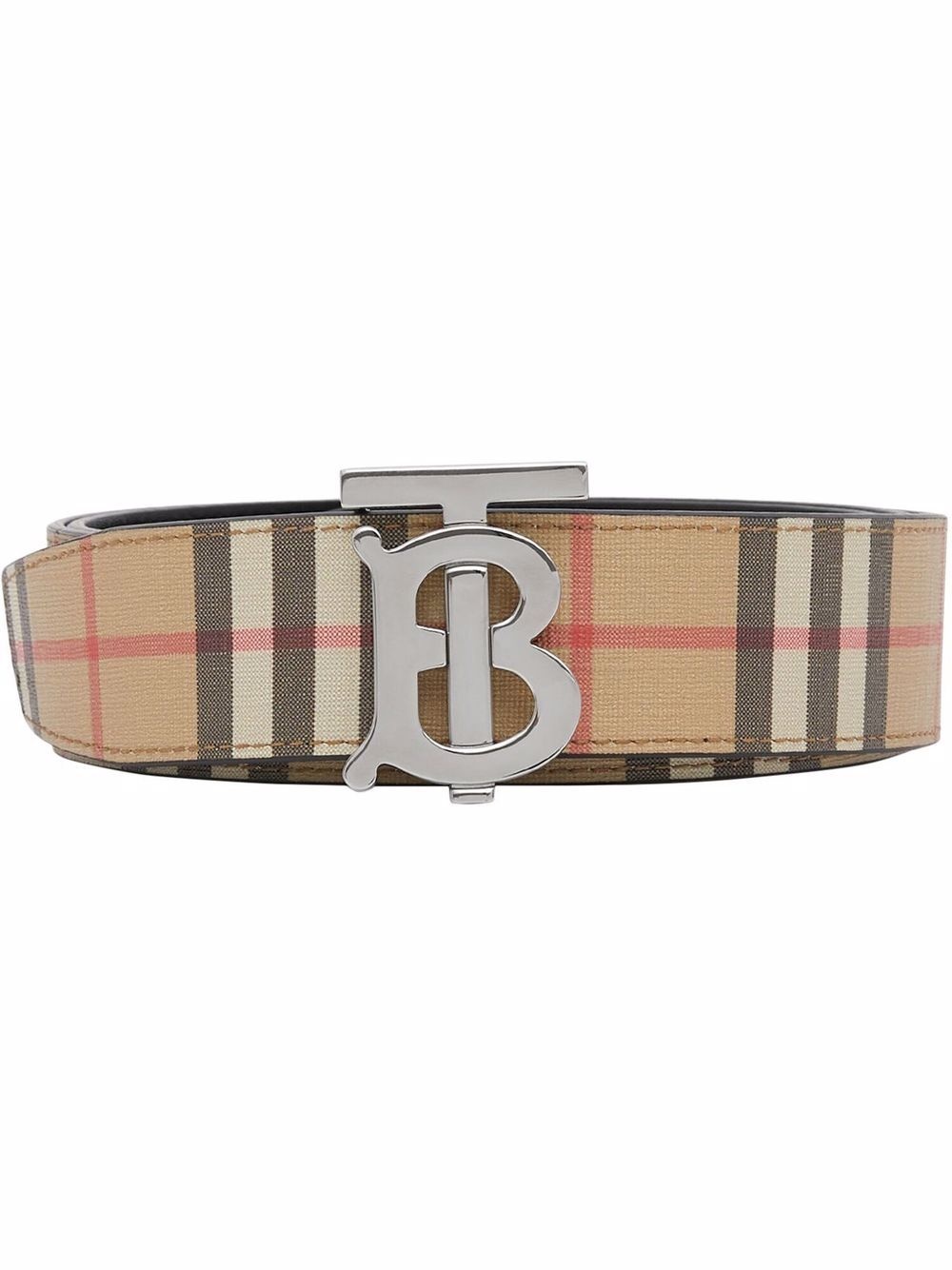 monogram-buckle belt - 1