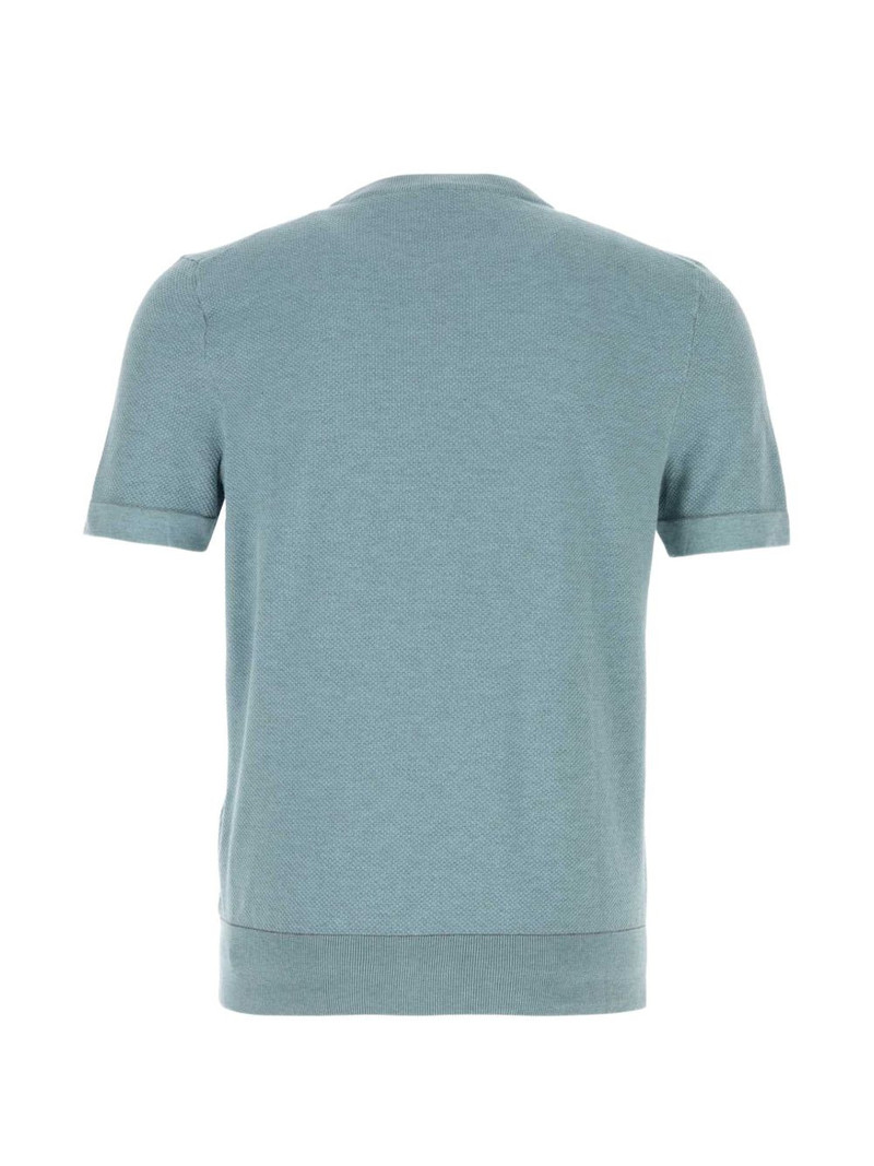 Brioni crew-neck piqué T-shirt outlook