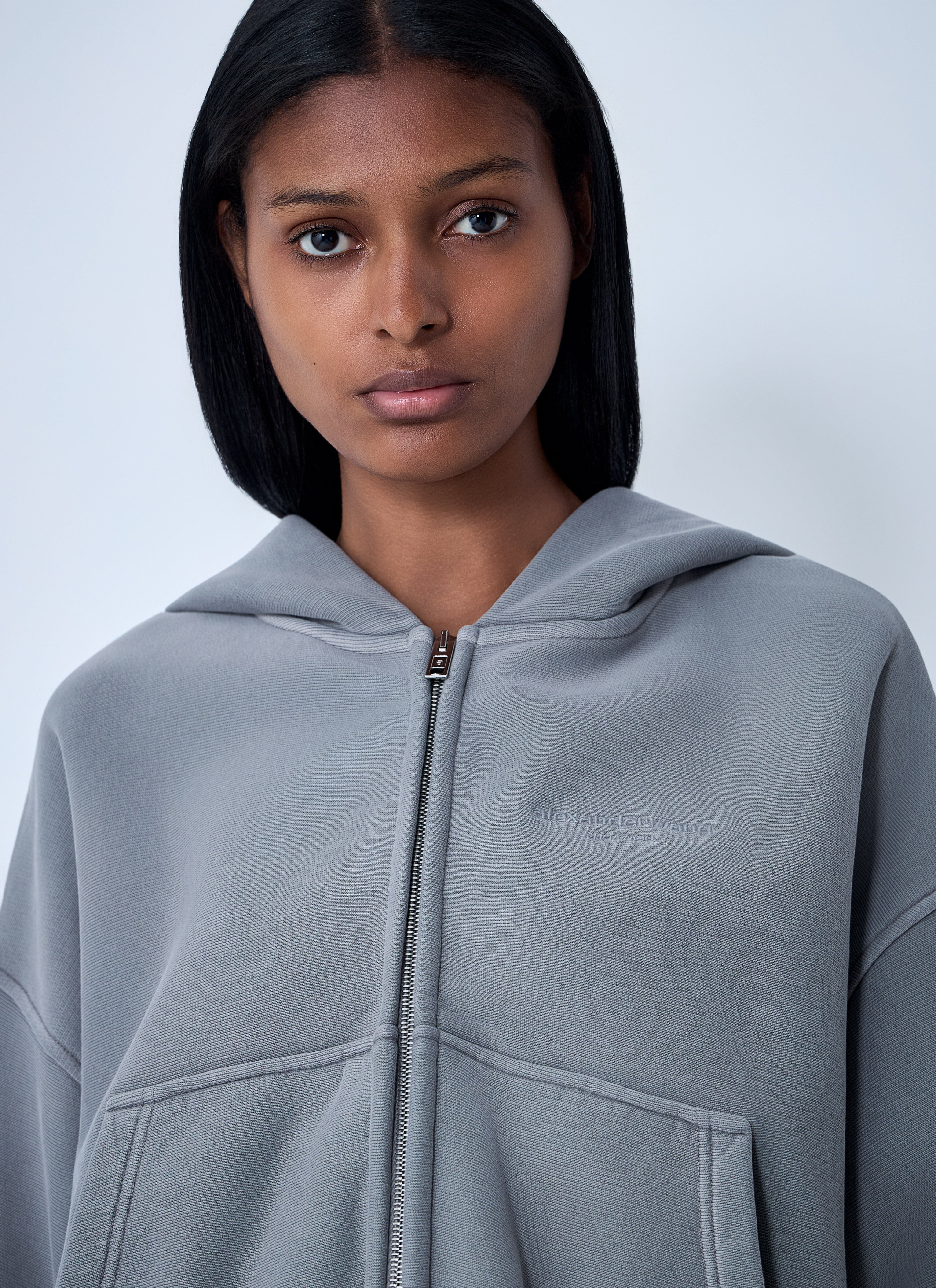 Crop Zip-Up Sweateshirt - 5