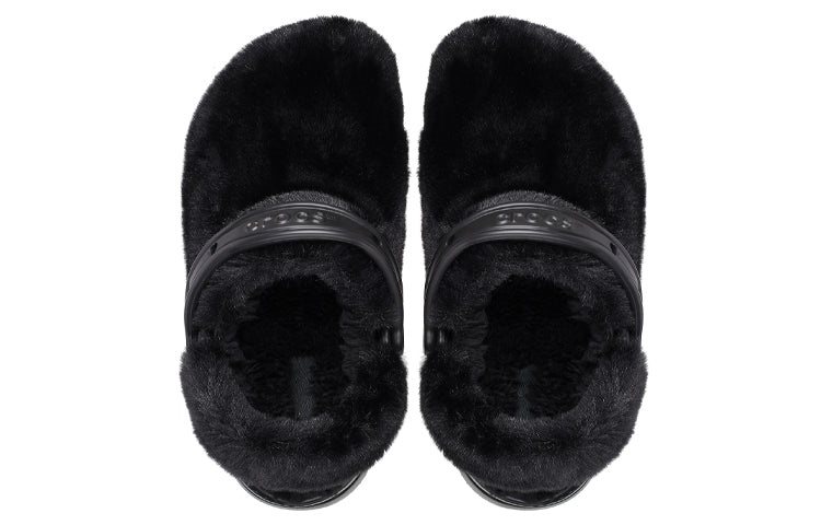 Crocs Classic Fur Sure Slip On Clogs 'Black' 207303-001 - 6