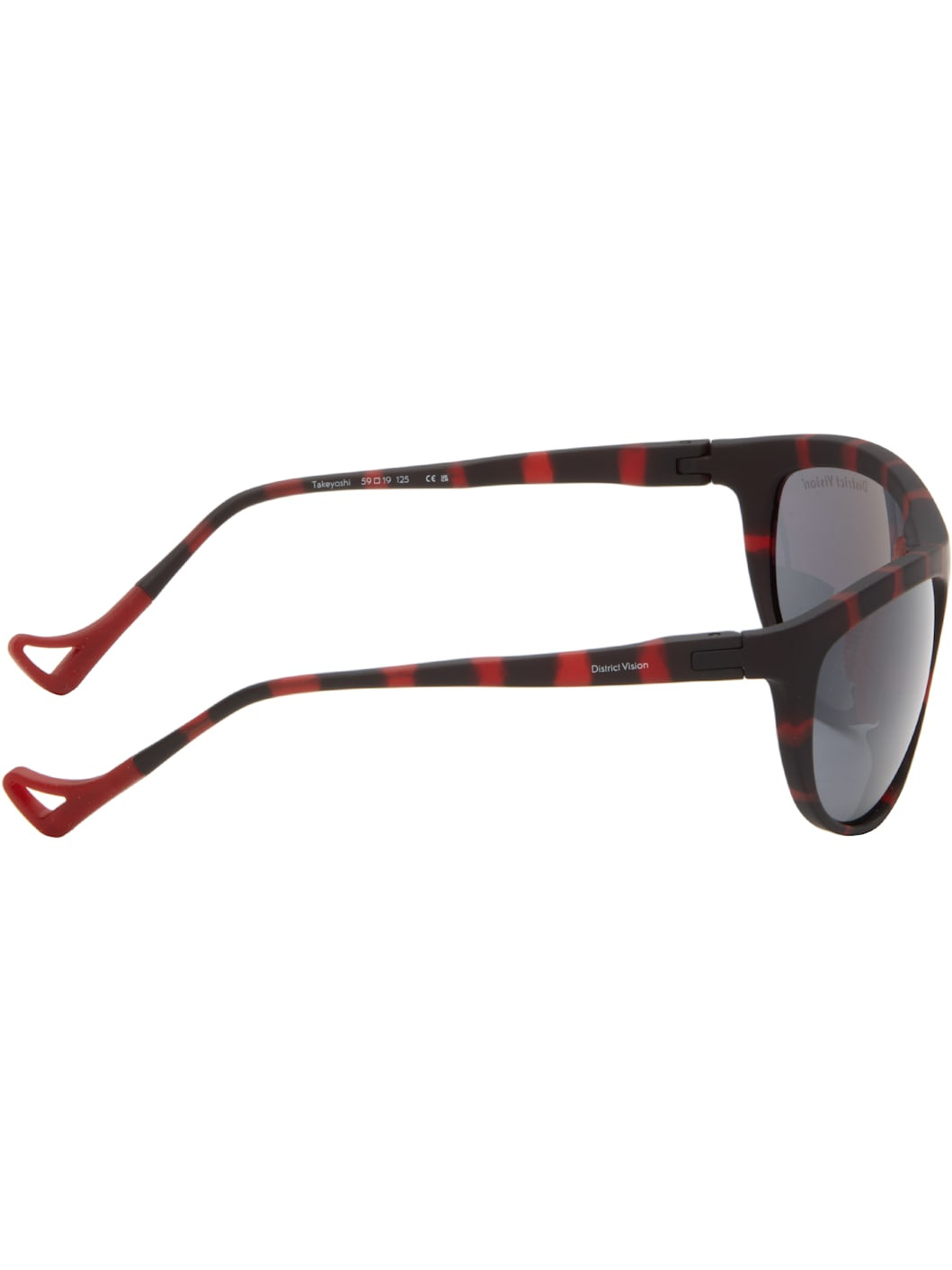 Red & Black Takeyoshi Altitude Master Sunglasses - 2