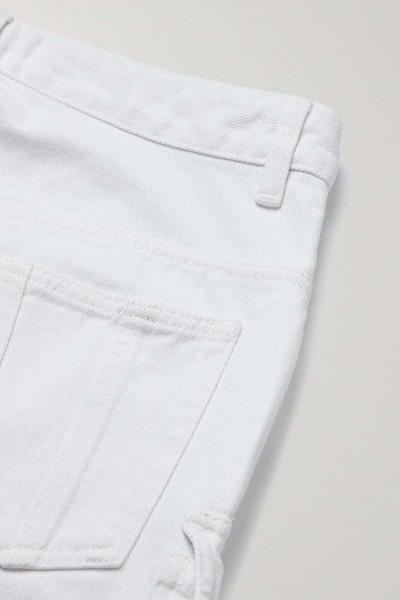 Vokayo acid-wash high-rise straight-leg jeans - 6