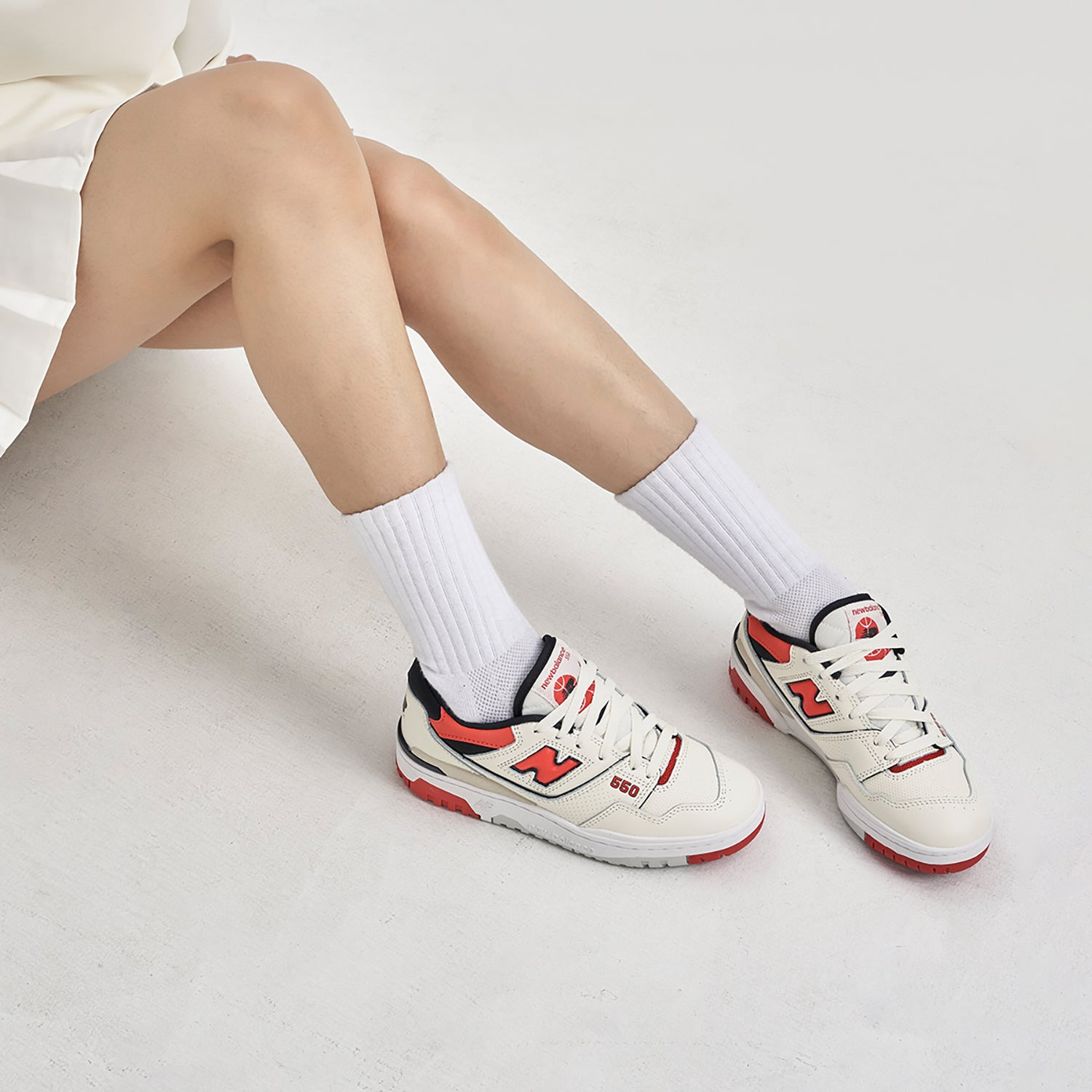 New Balance 550 'Off White Chile Red' BB550VTB - 8