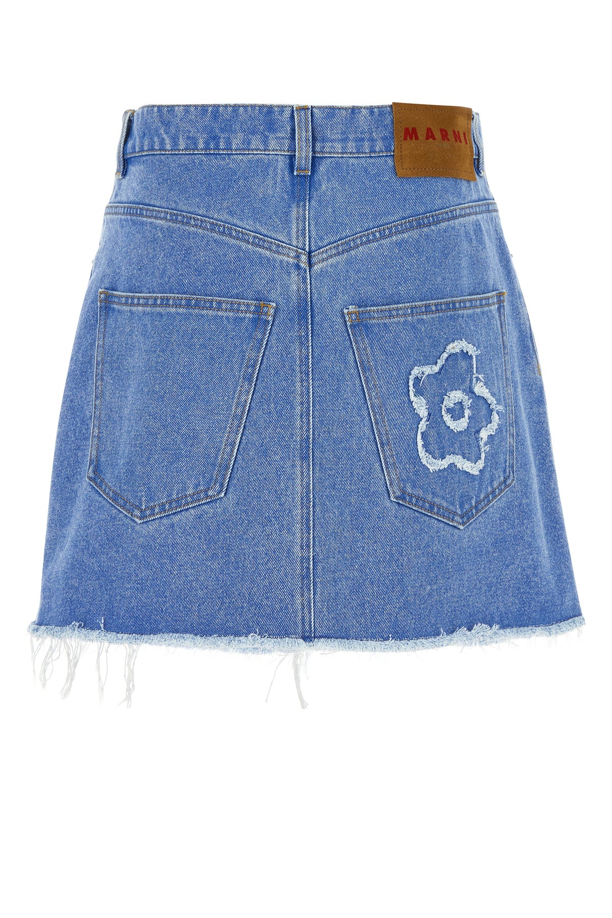 Denim mini skirt - 2