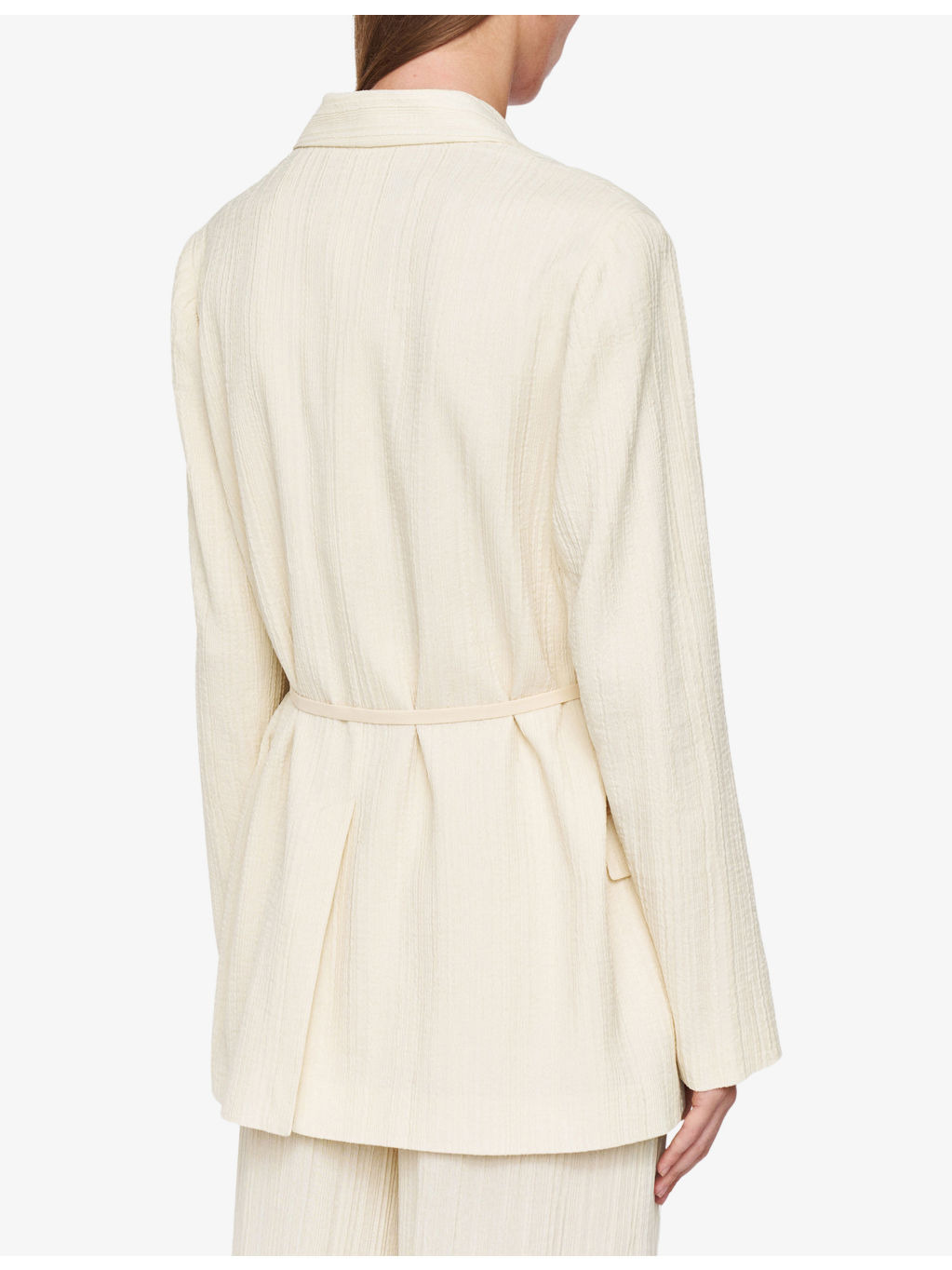 Amelot Pleated-Texture Silk-Blend Blazer - 4