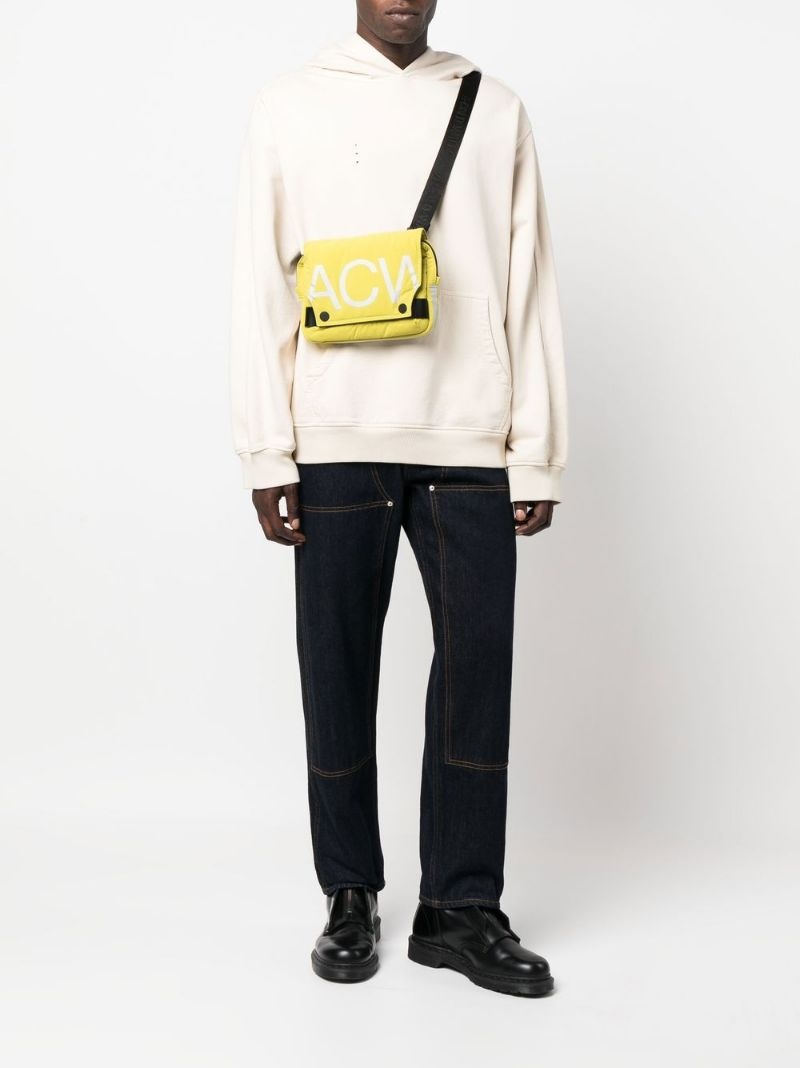 logo-print shoulder bag - 2