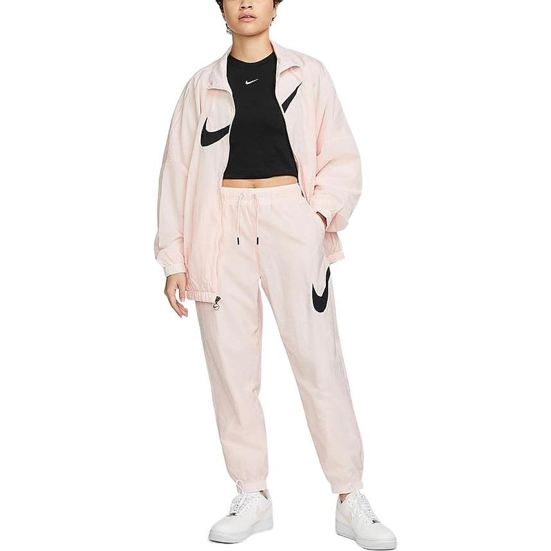 (WMNS) Nike Sportswear Sportswear Essential Woven Jacket 'Pink' DM6181-610 5