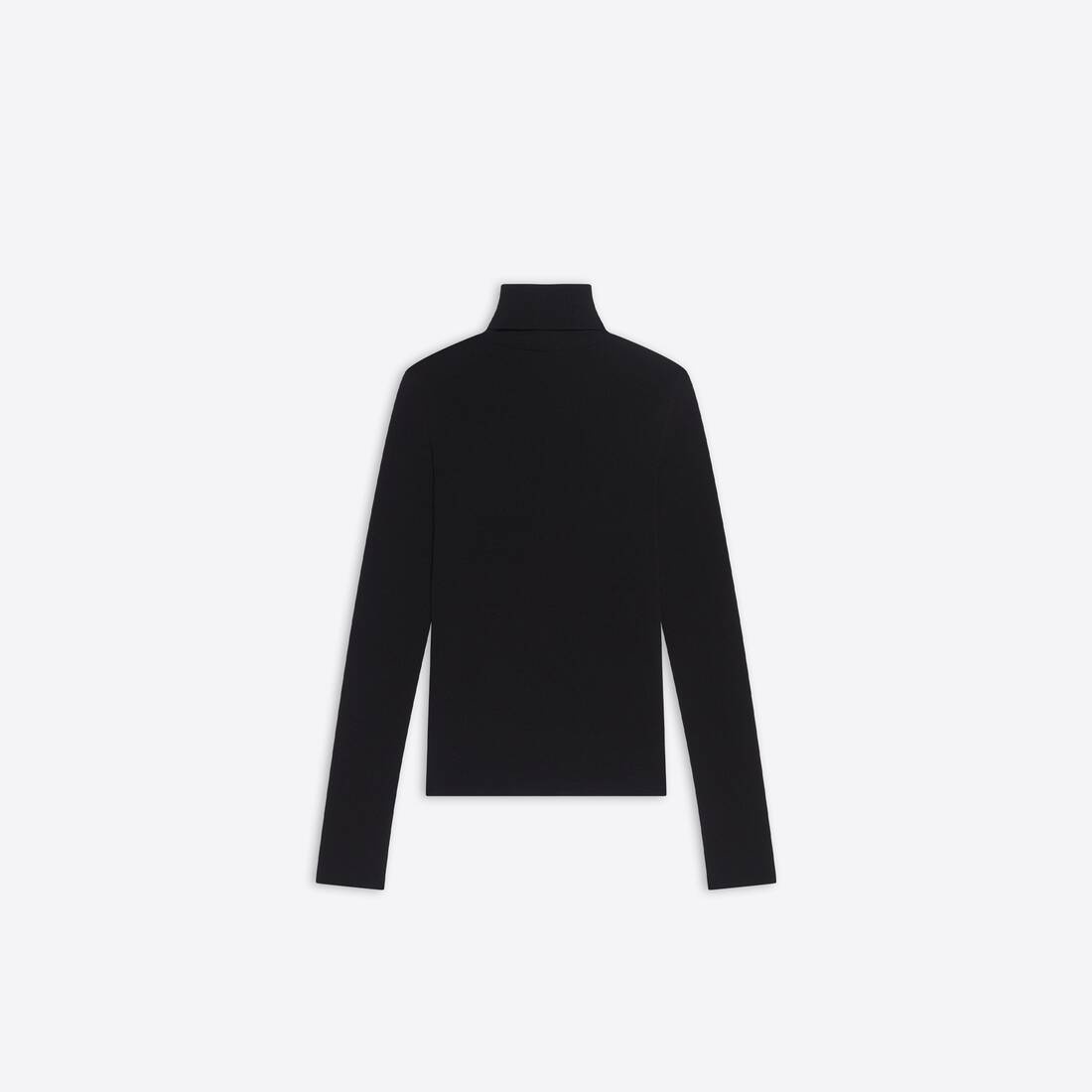 Men's Fitted Turtleneck  in Black - 2