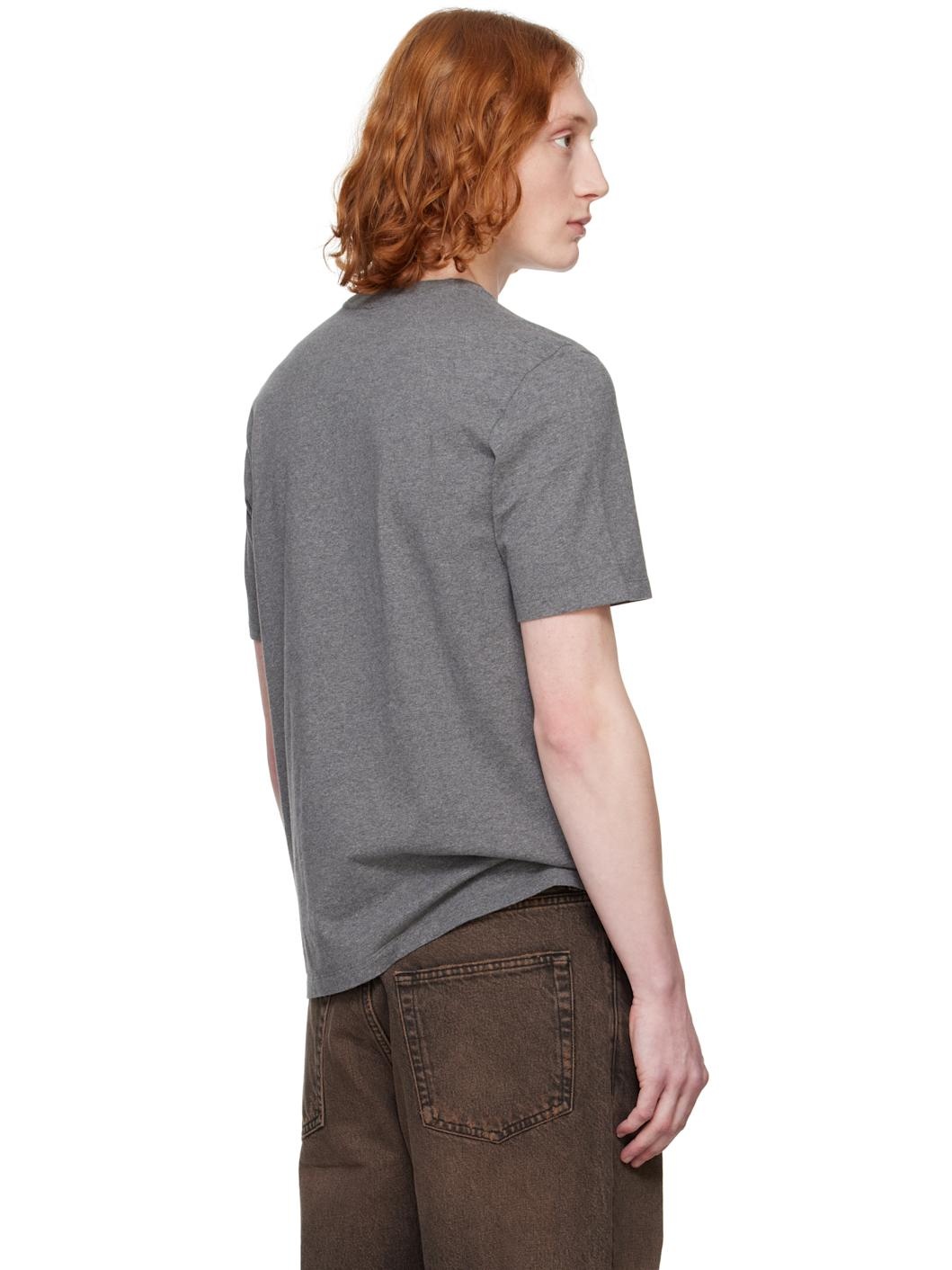 Gray Fox Head Patch Regular T-shirt - 3