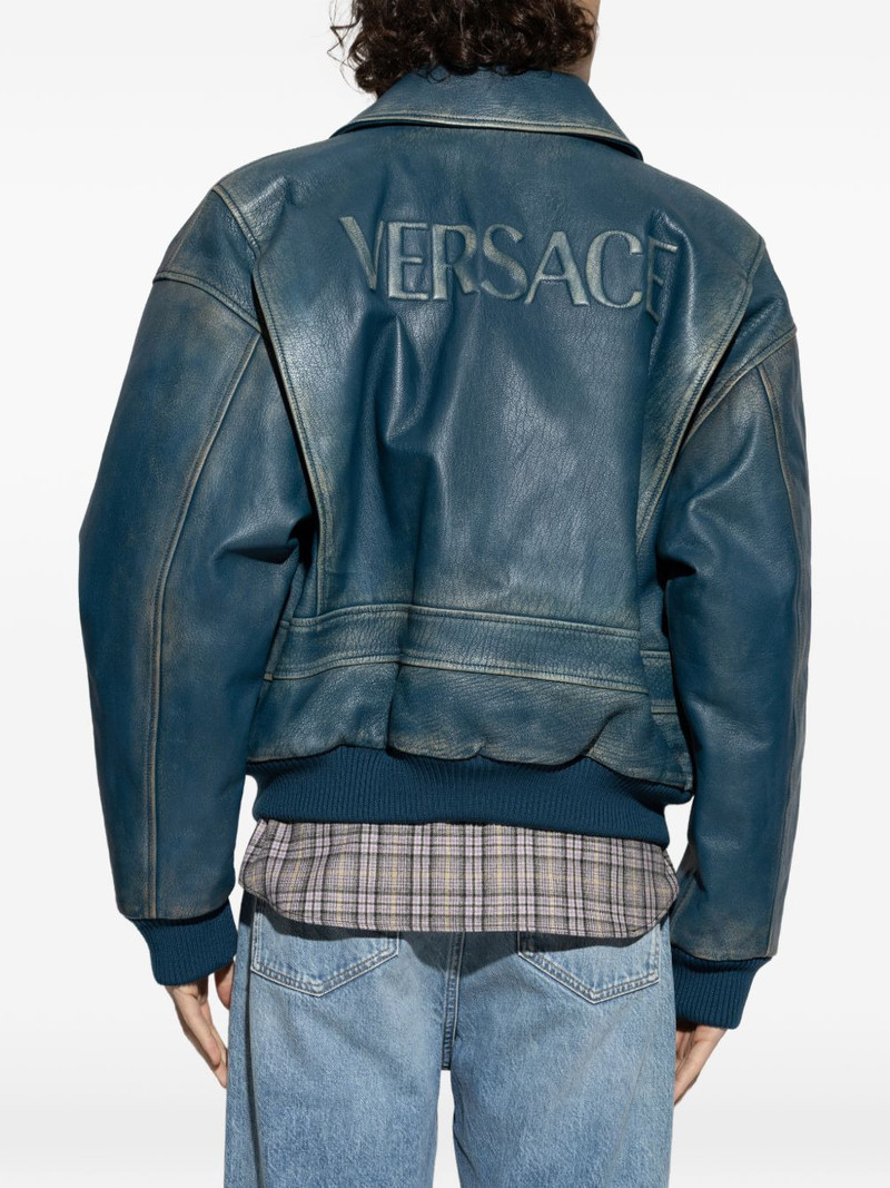 pocket zip leather jacket 4