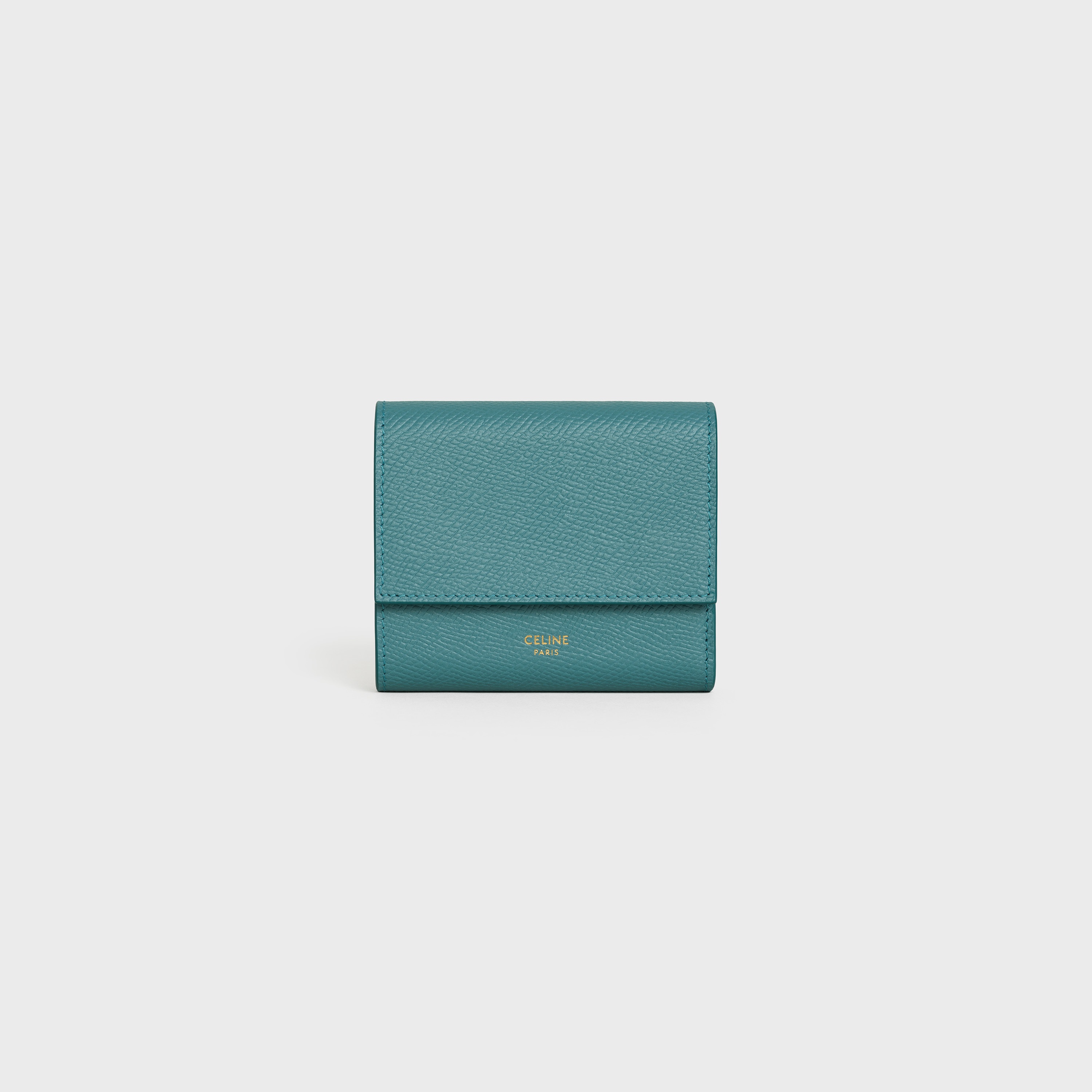 Small trifold wallet in Grained calfskin - 1