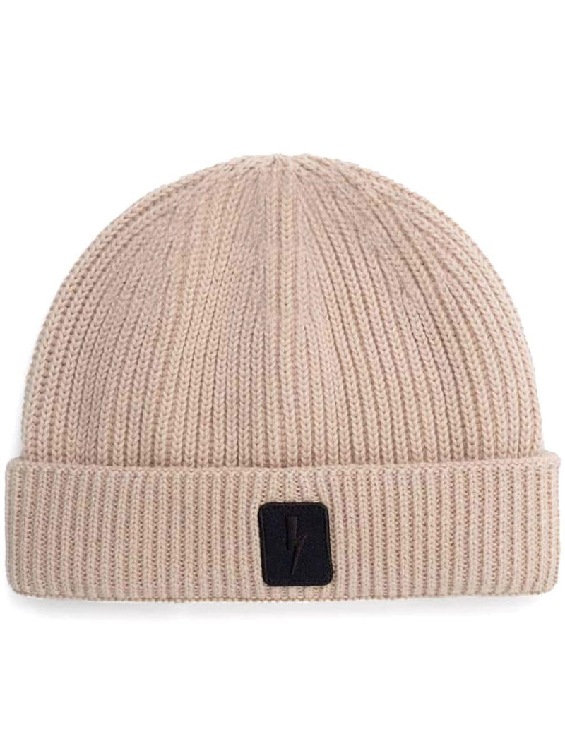 logo-appliqué beanie 1