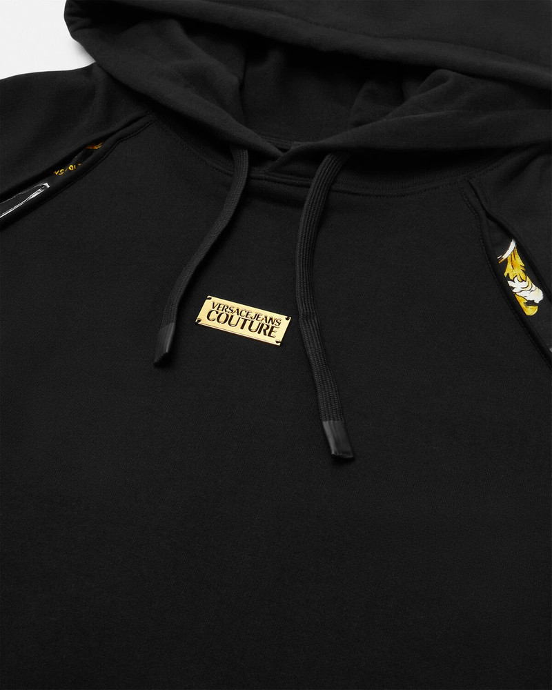 VERSACE JEANS COUTURE Outline Barocco Relaxed-Fit Hoodie outlook