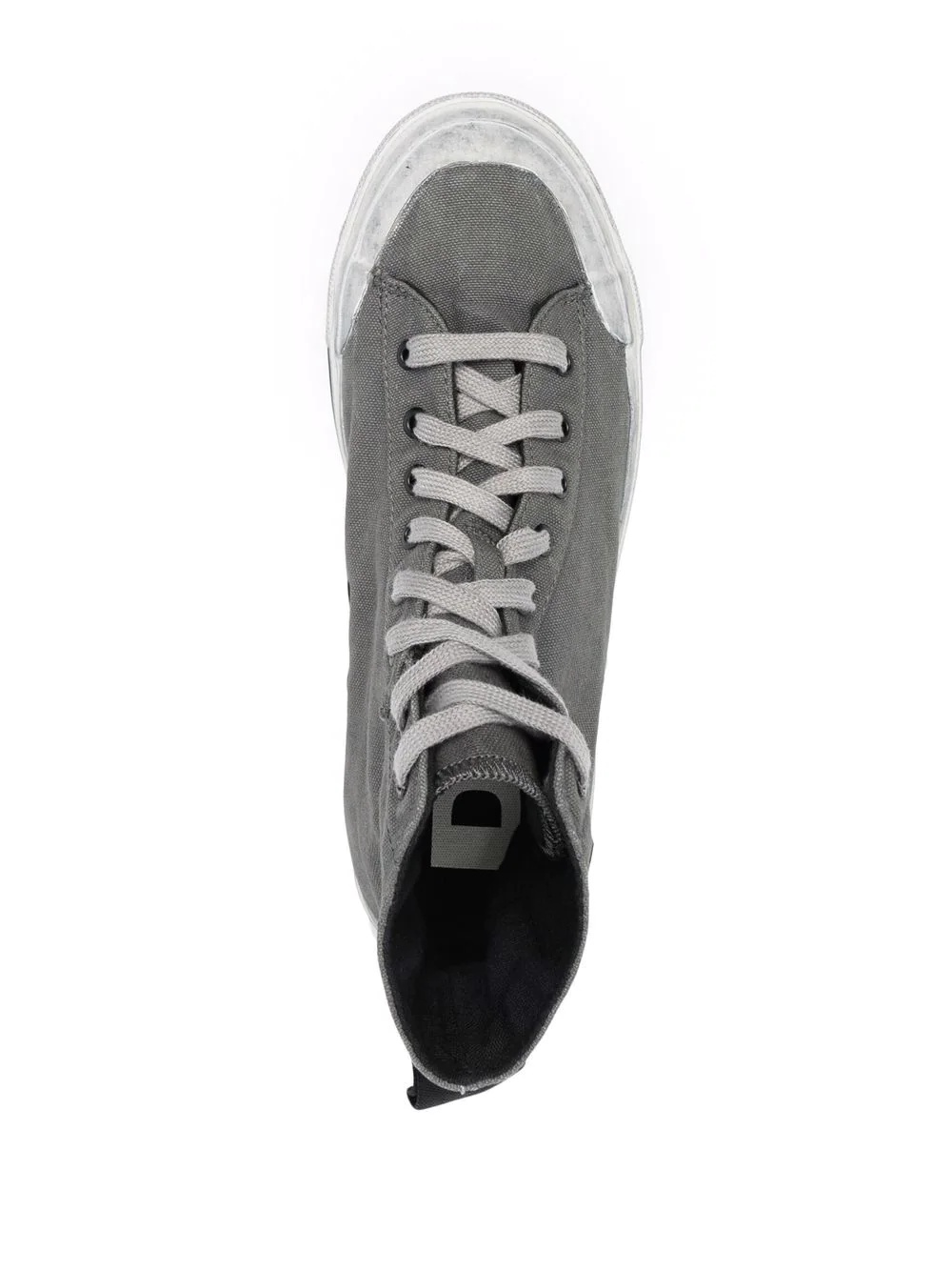 logo-patch high-top sneakers - 4