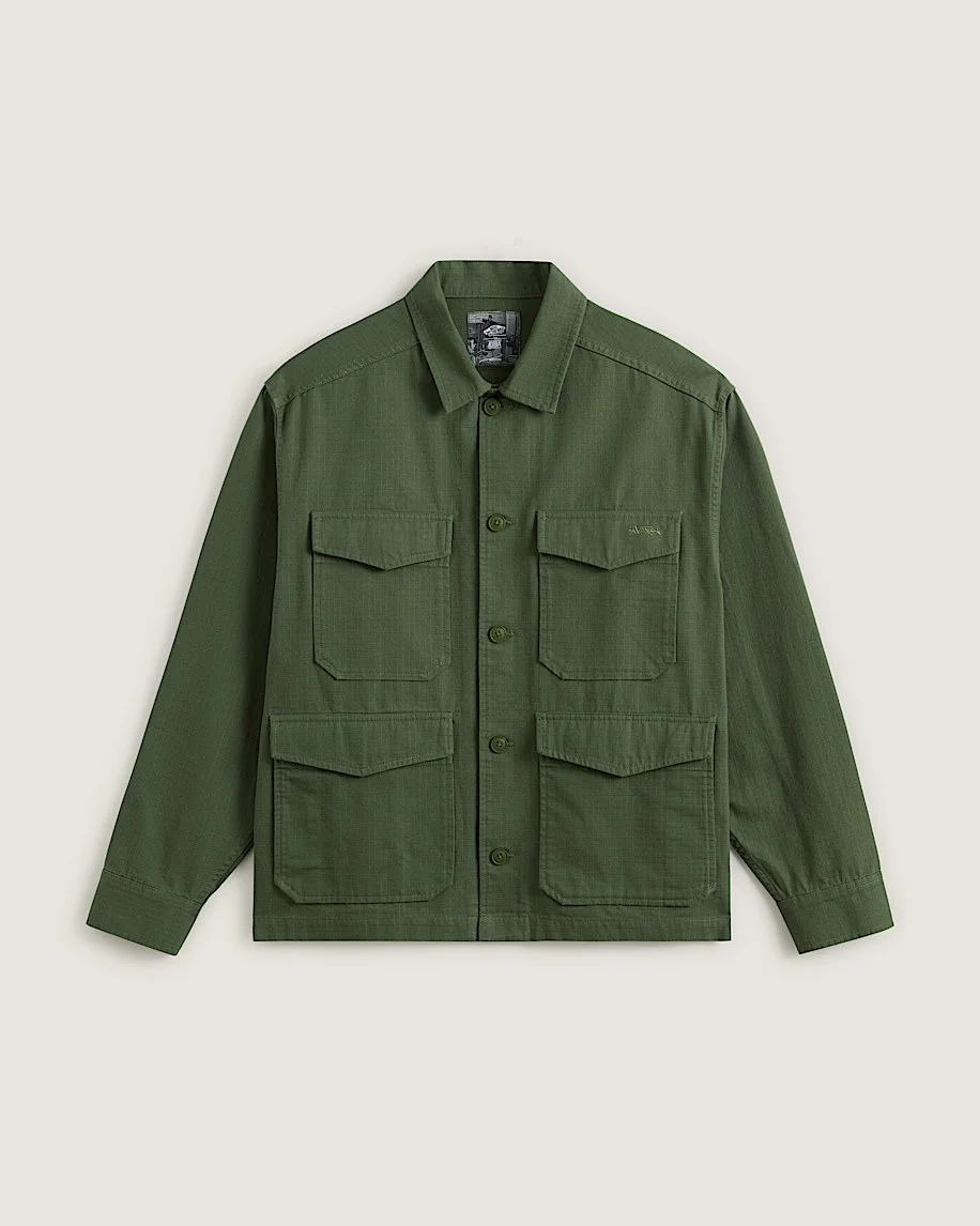 Skate Military Overshirt by Atiba Jefferson - 1