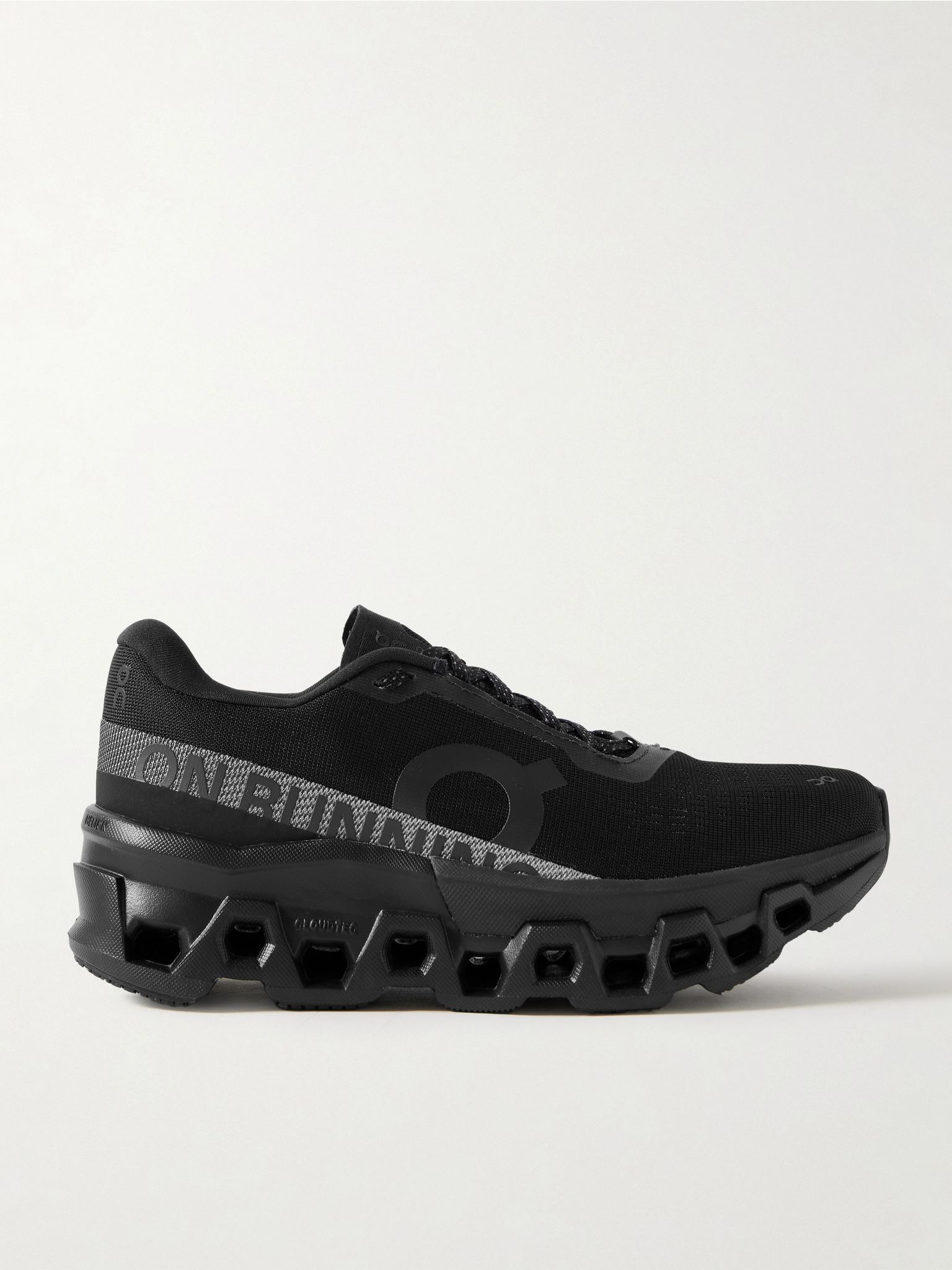 Cloudmonster 2 rubber-trimmed mesh sneakers Black - 1