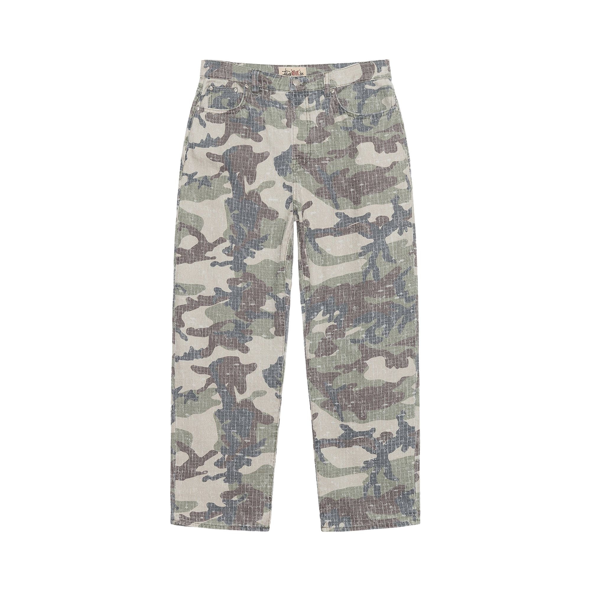 Stussy Needlepunch Big Ol' Jean 'Woodland Camo' - 1