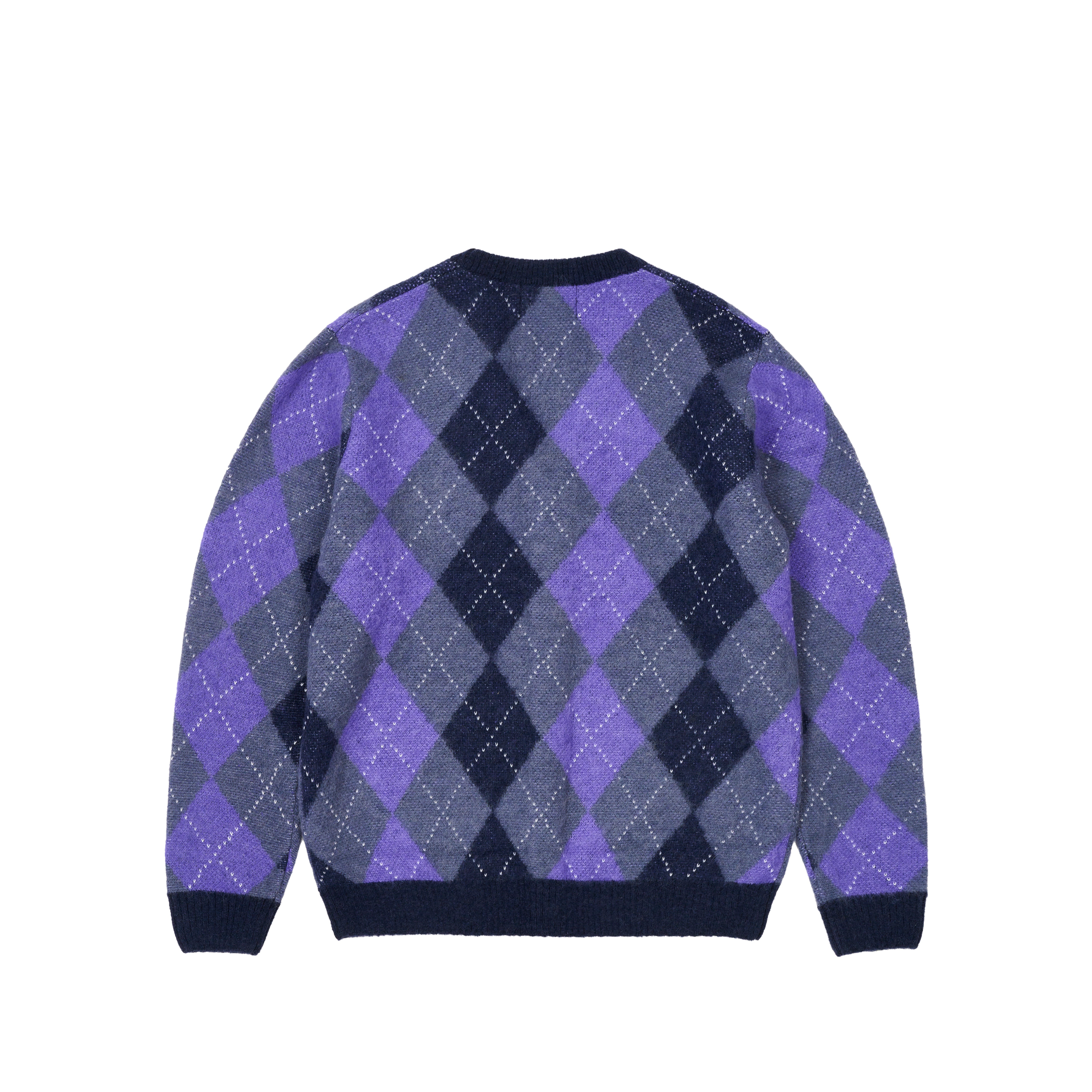 PALACE FRED PERRY ARGYLE CARDIGAN PEACOAT - 2