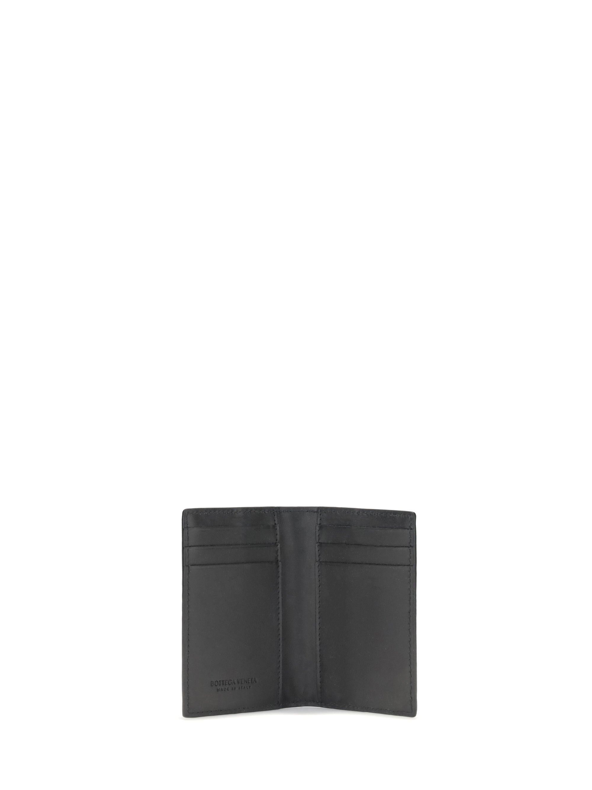 Bottega Veneta Men Leather Card Case - 3