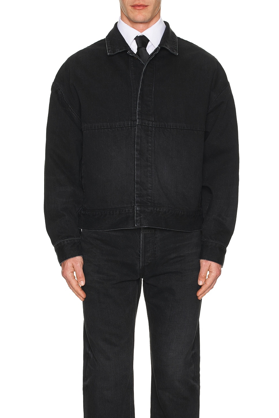 Denim Trucker Jacket - 4