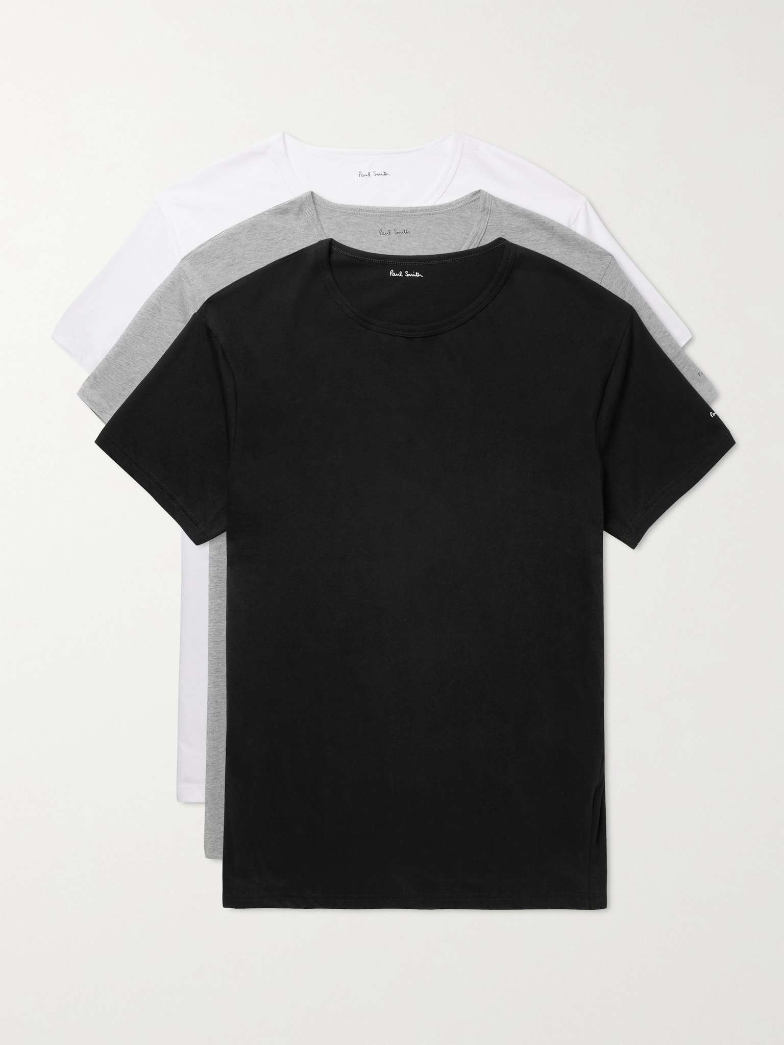 Three-Pack Cotton-Jersey T-Shirts - 1