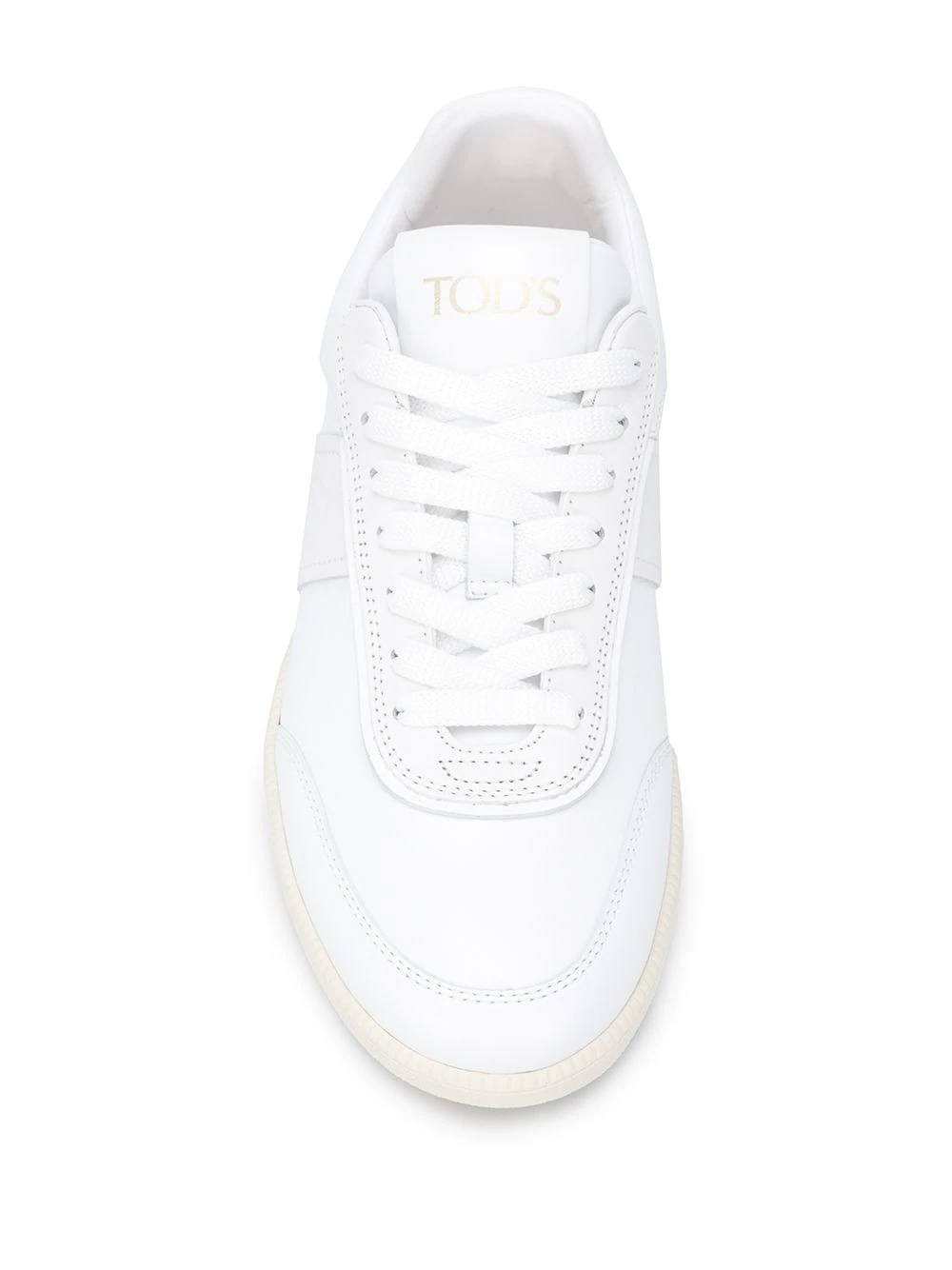 panelled low-top sneakers - 4