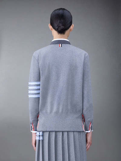 Thom Browne 4-Bar cotton cardigan outlook