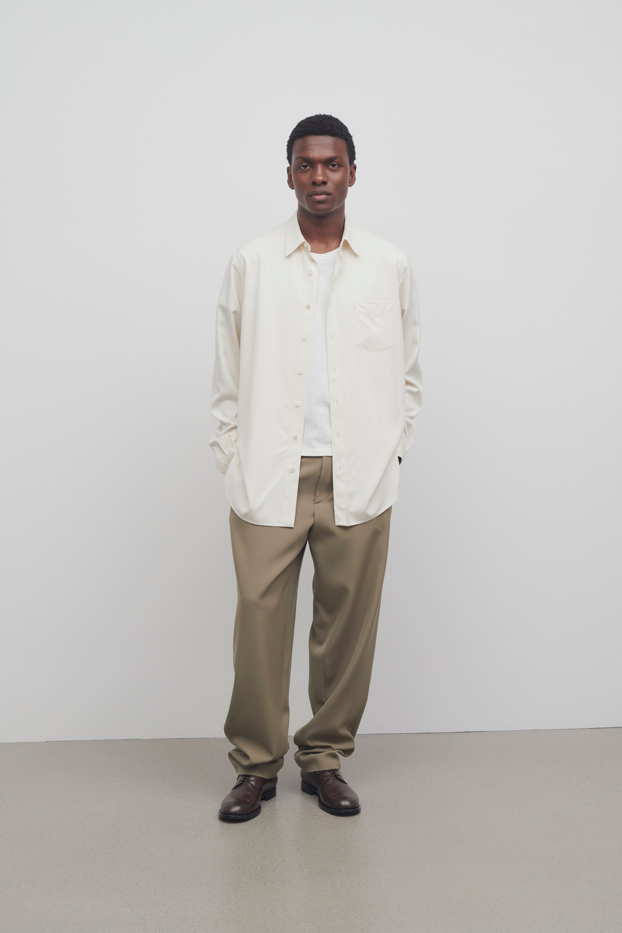 Berkel Pant in Virgin Wool - 3