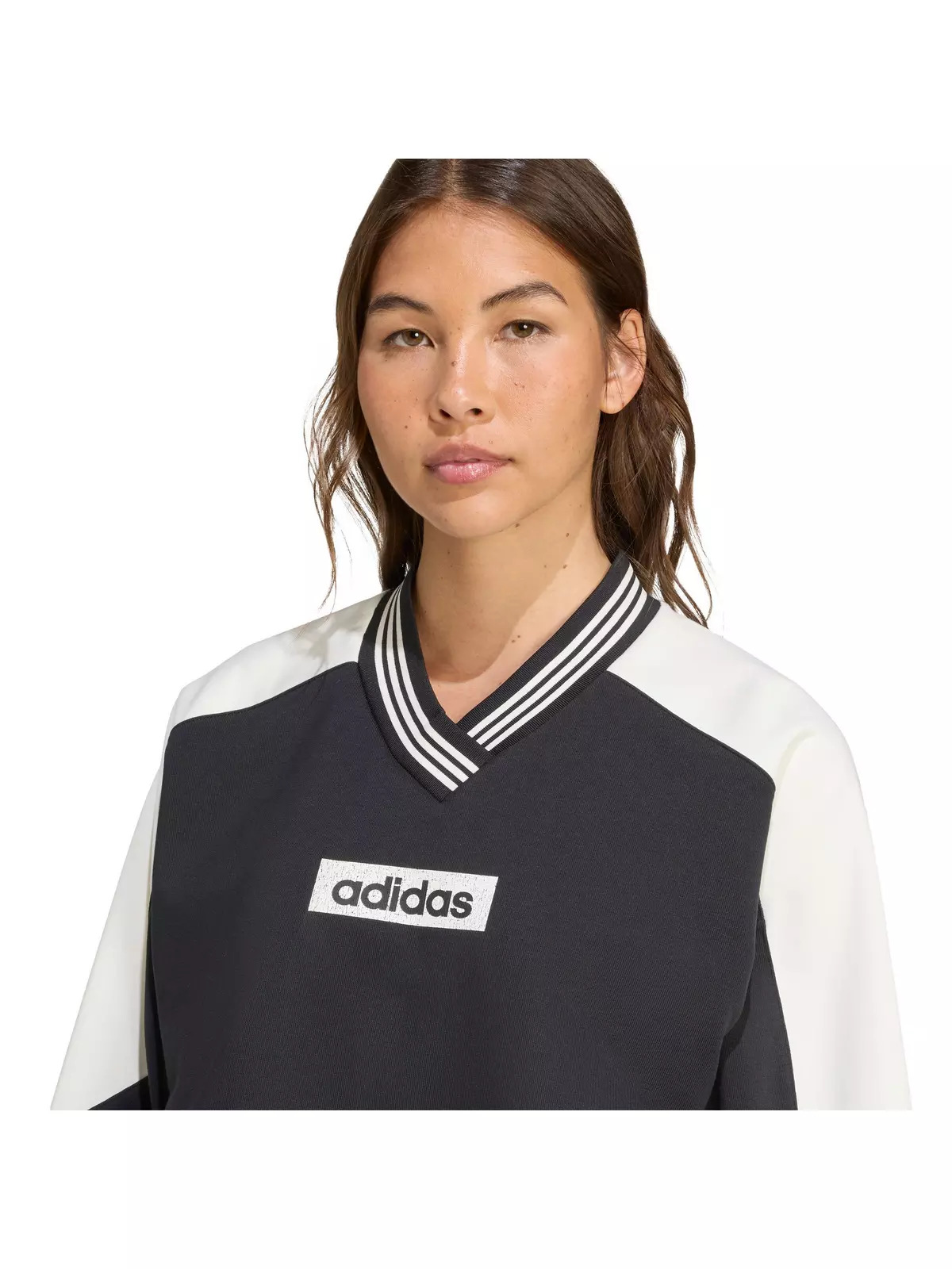 Women's Blocking Crewneck Sweatshirt - 3