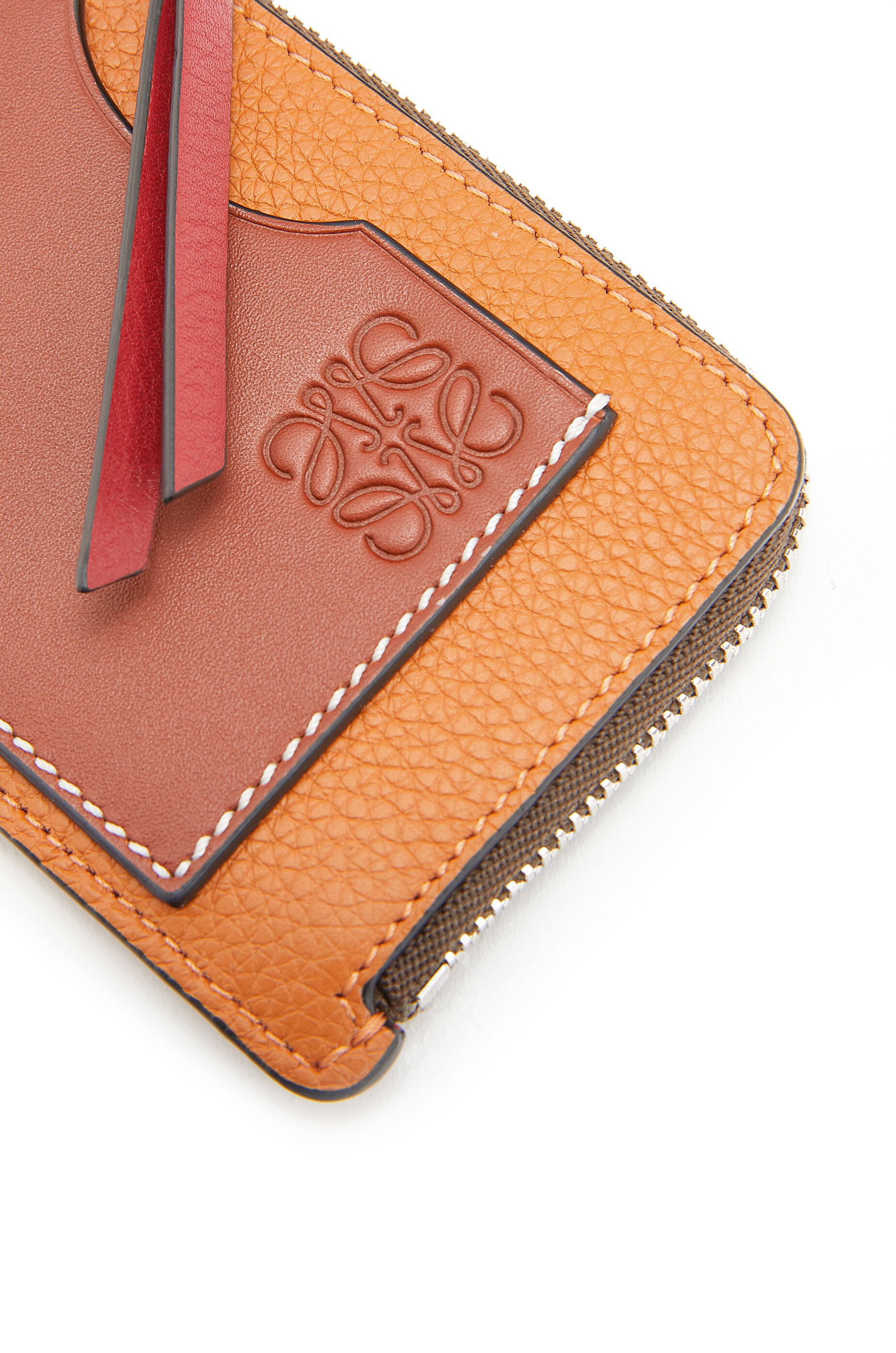 Coin cardholder in soft grained calfskin - 4