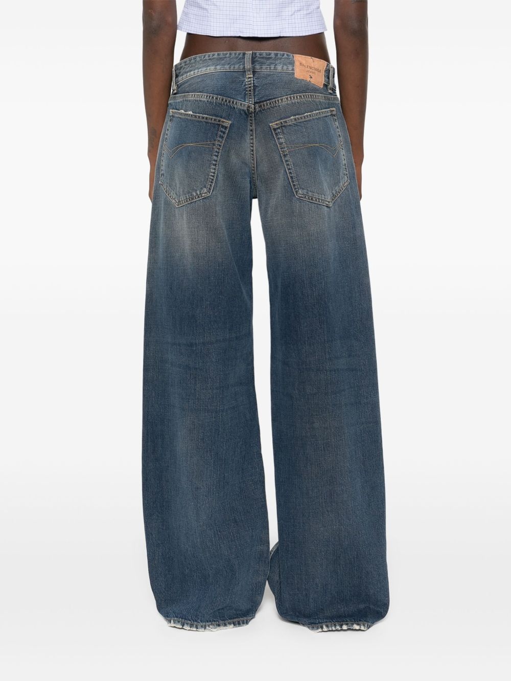 logo-patch jeans - 4