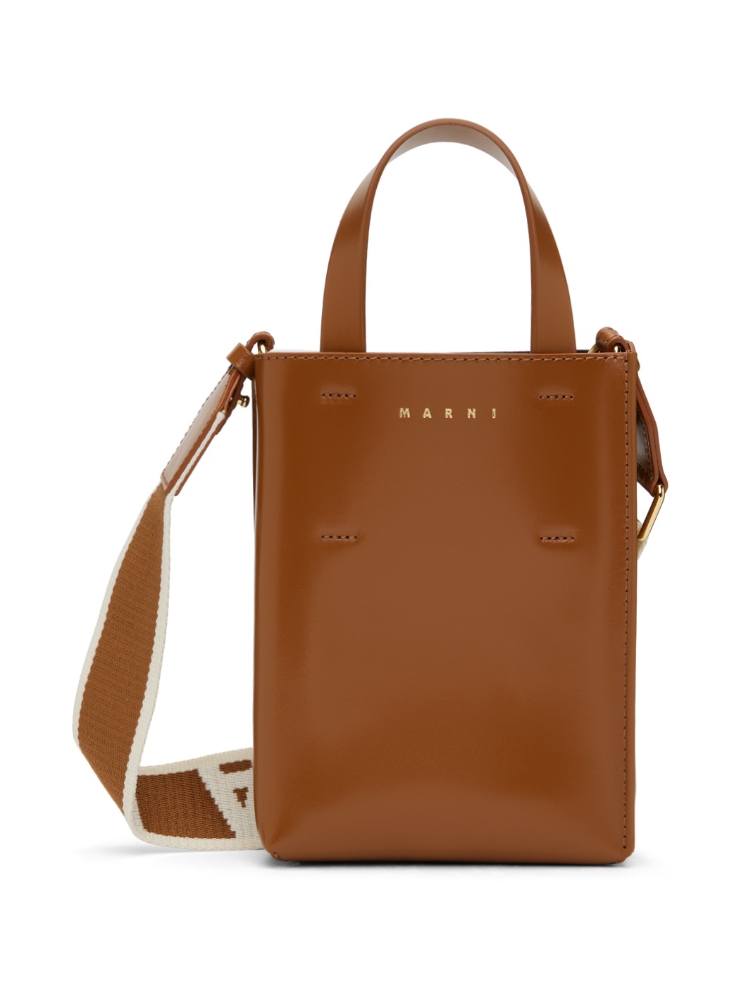 Brown Museo Nano Bag - 1