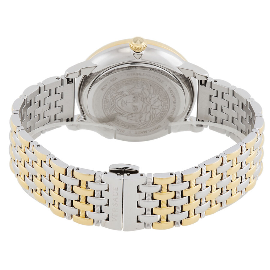 Versace La Medusa Quartz Silver Dial Two-Tone Ladies Watch VE2R00222 - 3