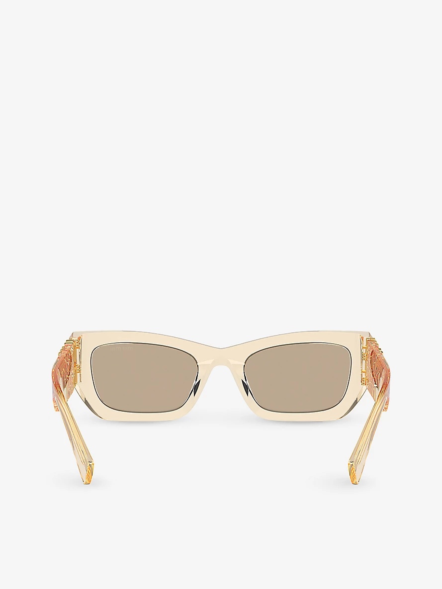 MU 09WS regular-frame acetate sunglasses - 4