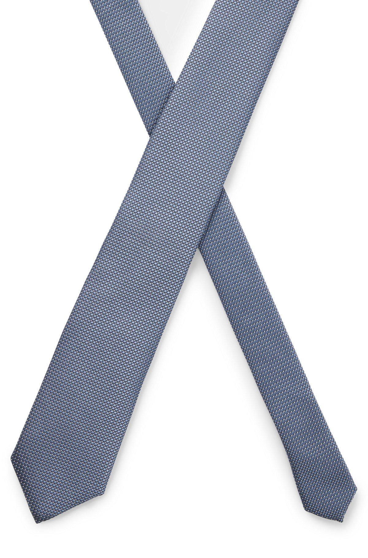 SILK-BLEND TIE WITH JACQUARD PATTERN - 4