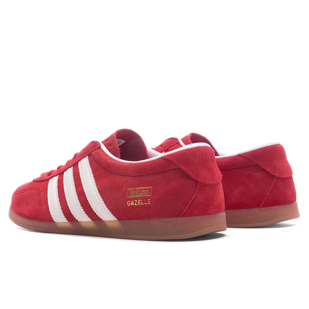 WOMEN'S GAZELLE LOW PRO - BETTER SCARLET/CLOUD WHITE/GUM - 3