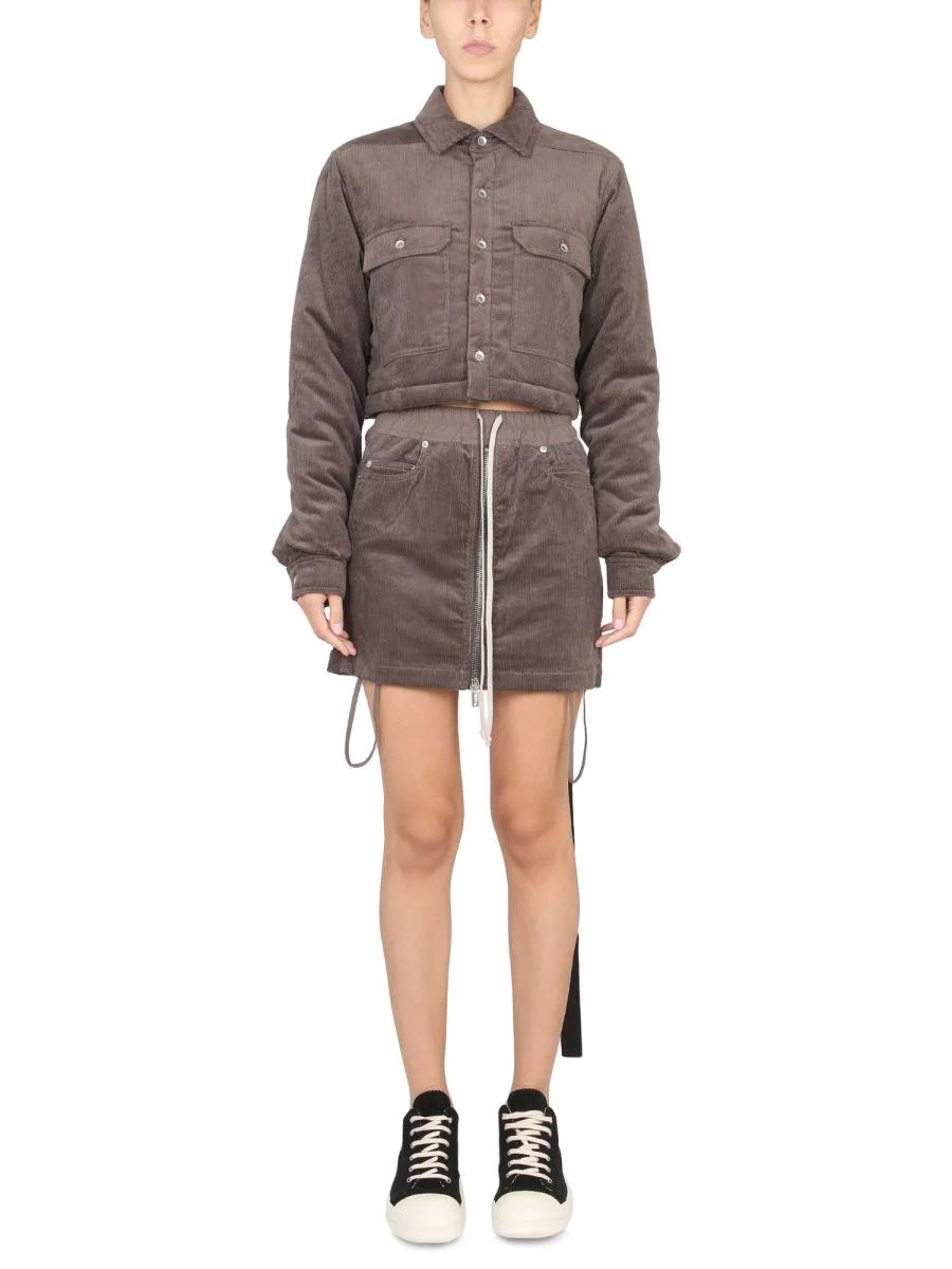 Rick Owens Drkshdw Women Cropped Jacket - 1