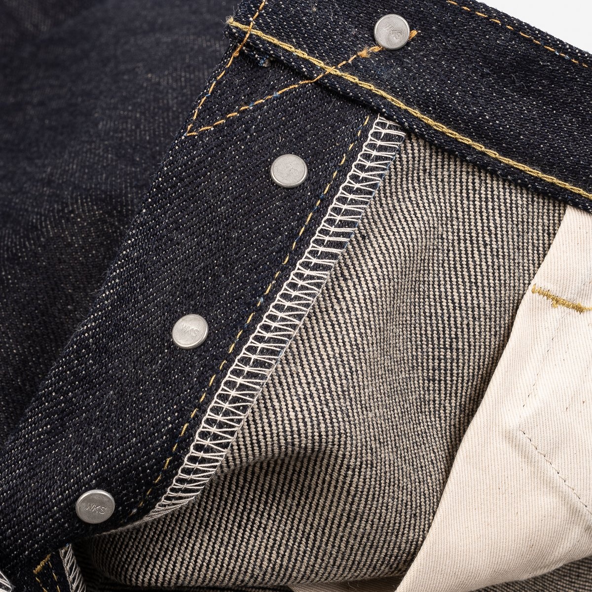 IH-634-XHS 25oz Selvedge Denim Straight Cut Jeans - Indigo - 12