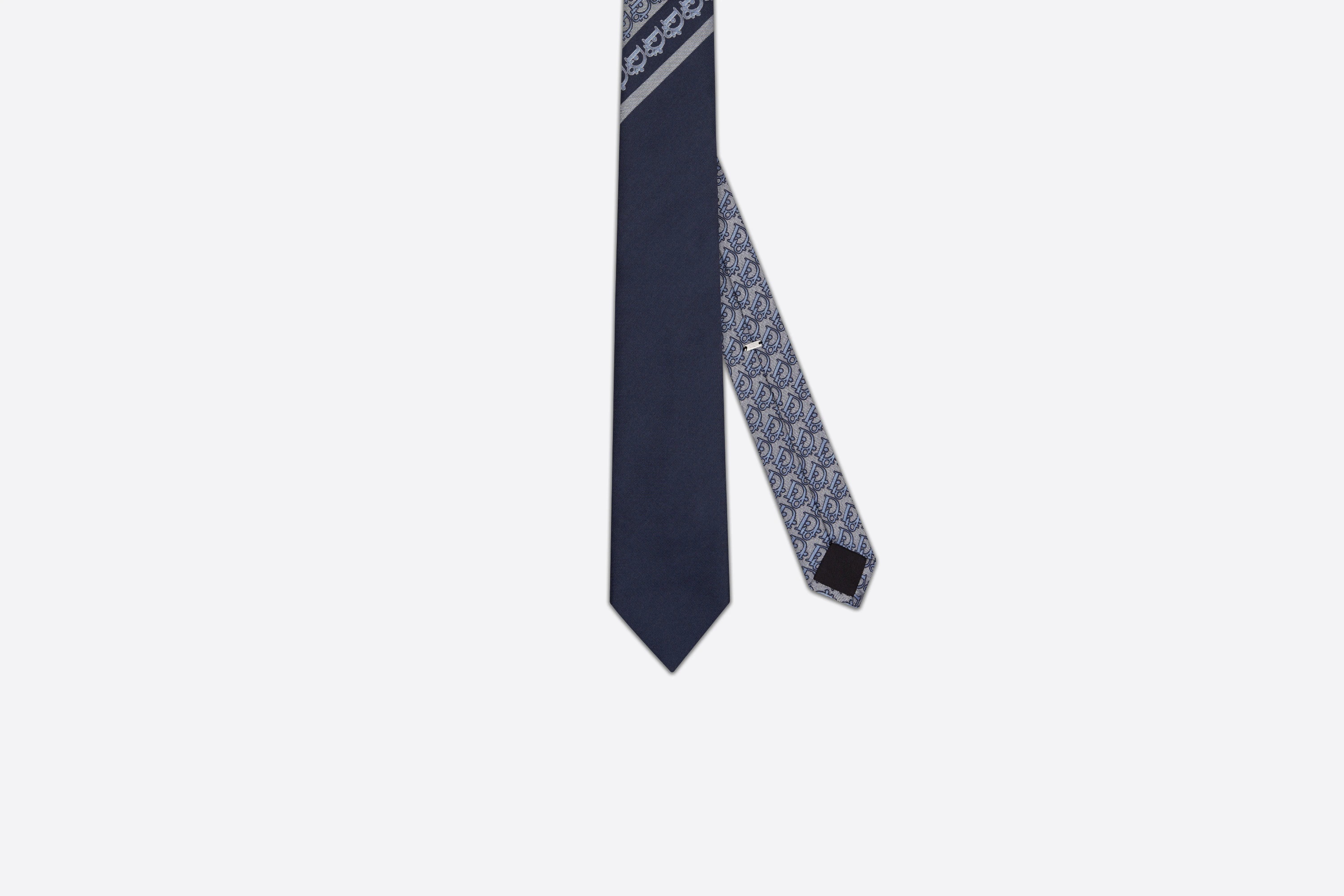 Dior Oblique Patchwork Tie - 1