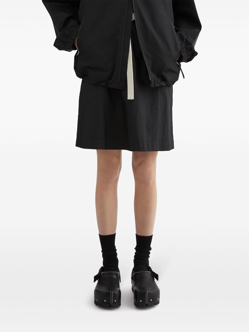 buckled A-line miniskirt - 3