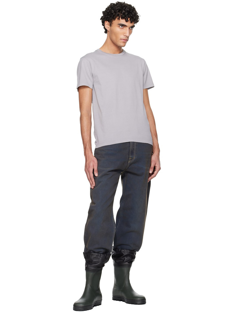 RIER Gray Fitted T-shirt outlook