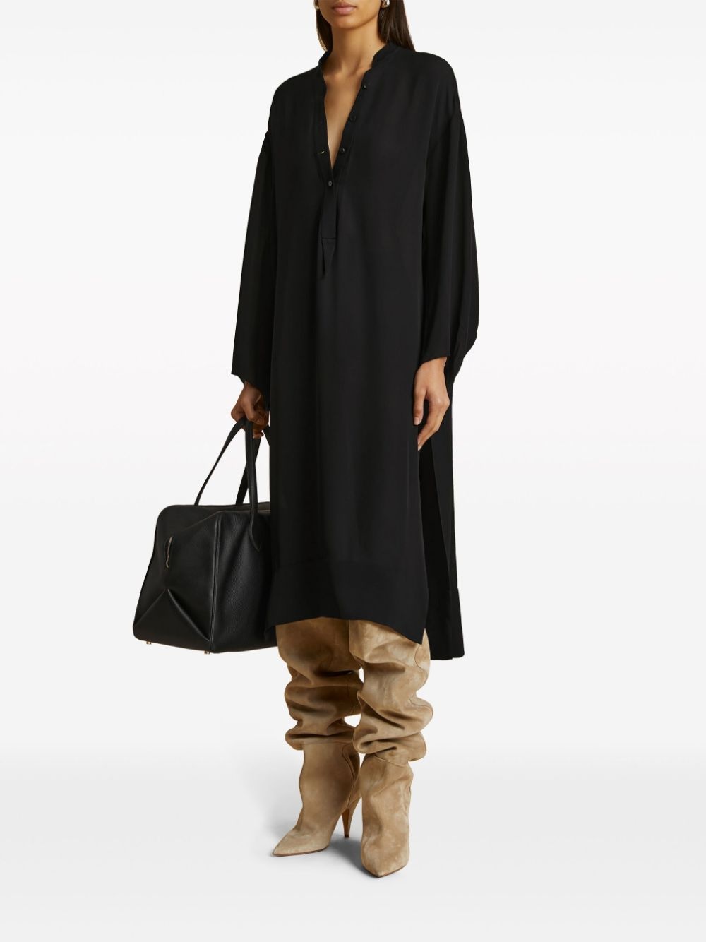 The Brom silk shirtdress - 4
